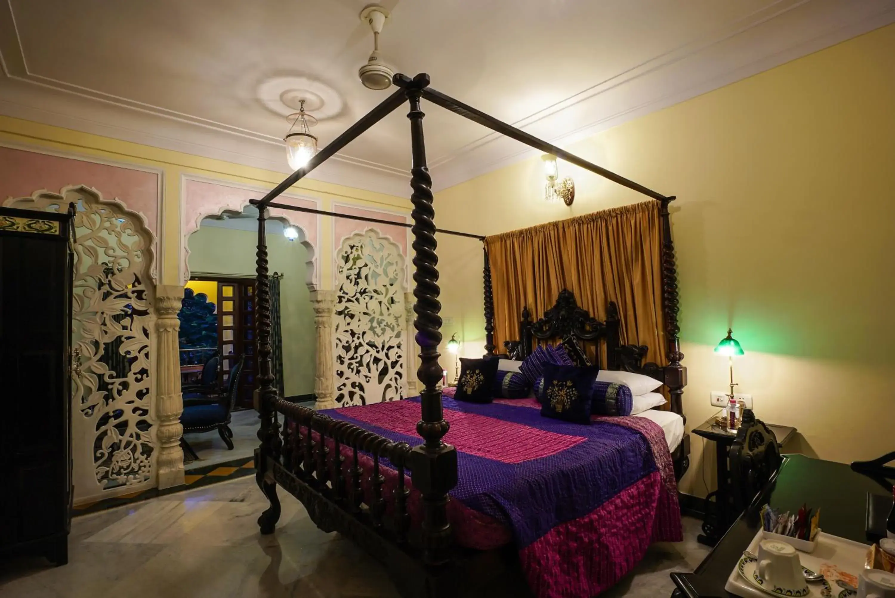 Bedroom, Bed in Shahpura House Bedroom, Bed in Shahpura House