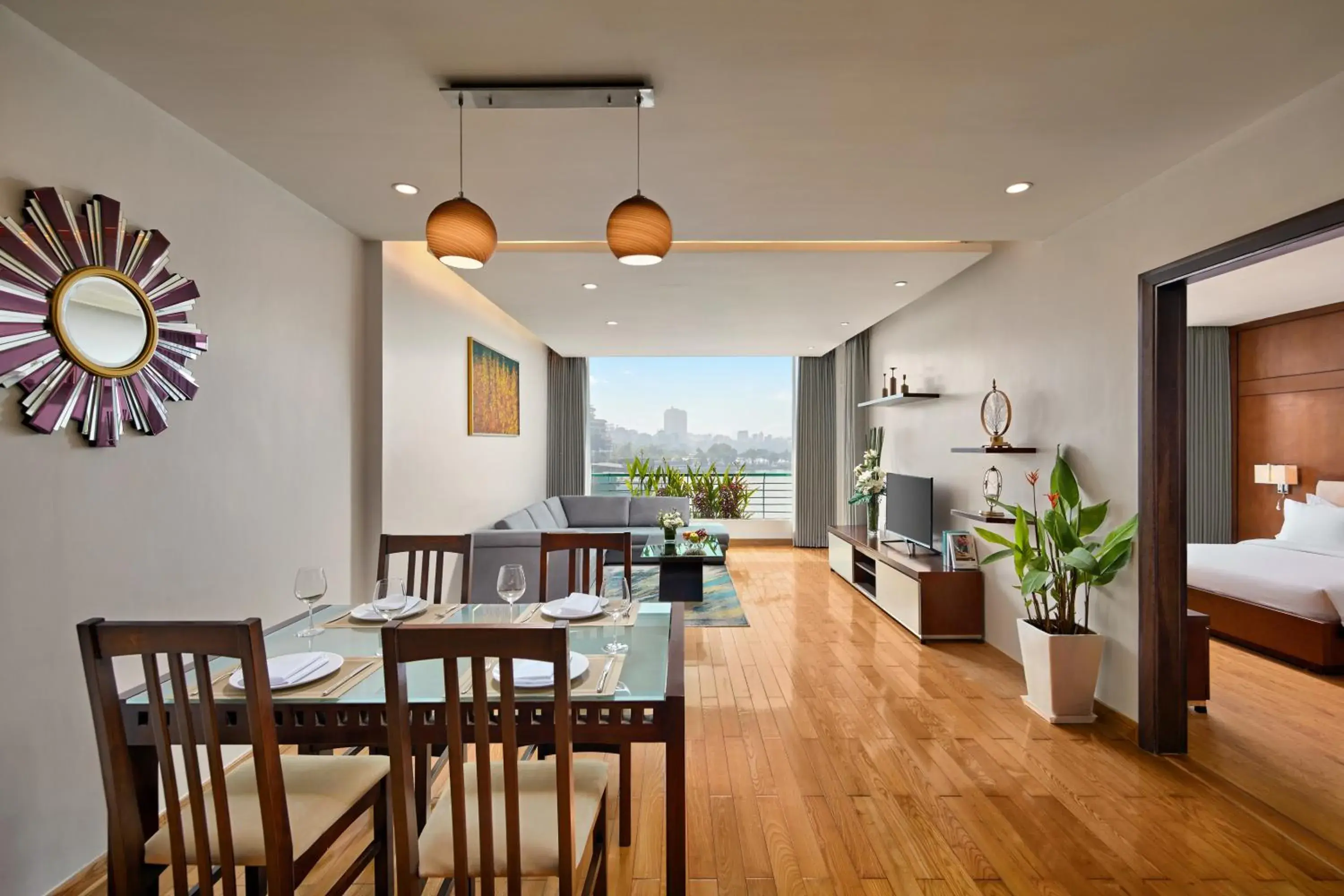 Living room in The Hanoi Club Hotel & Residences Living room in The Hanoi Club Hotel & Residences