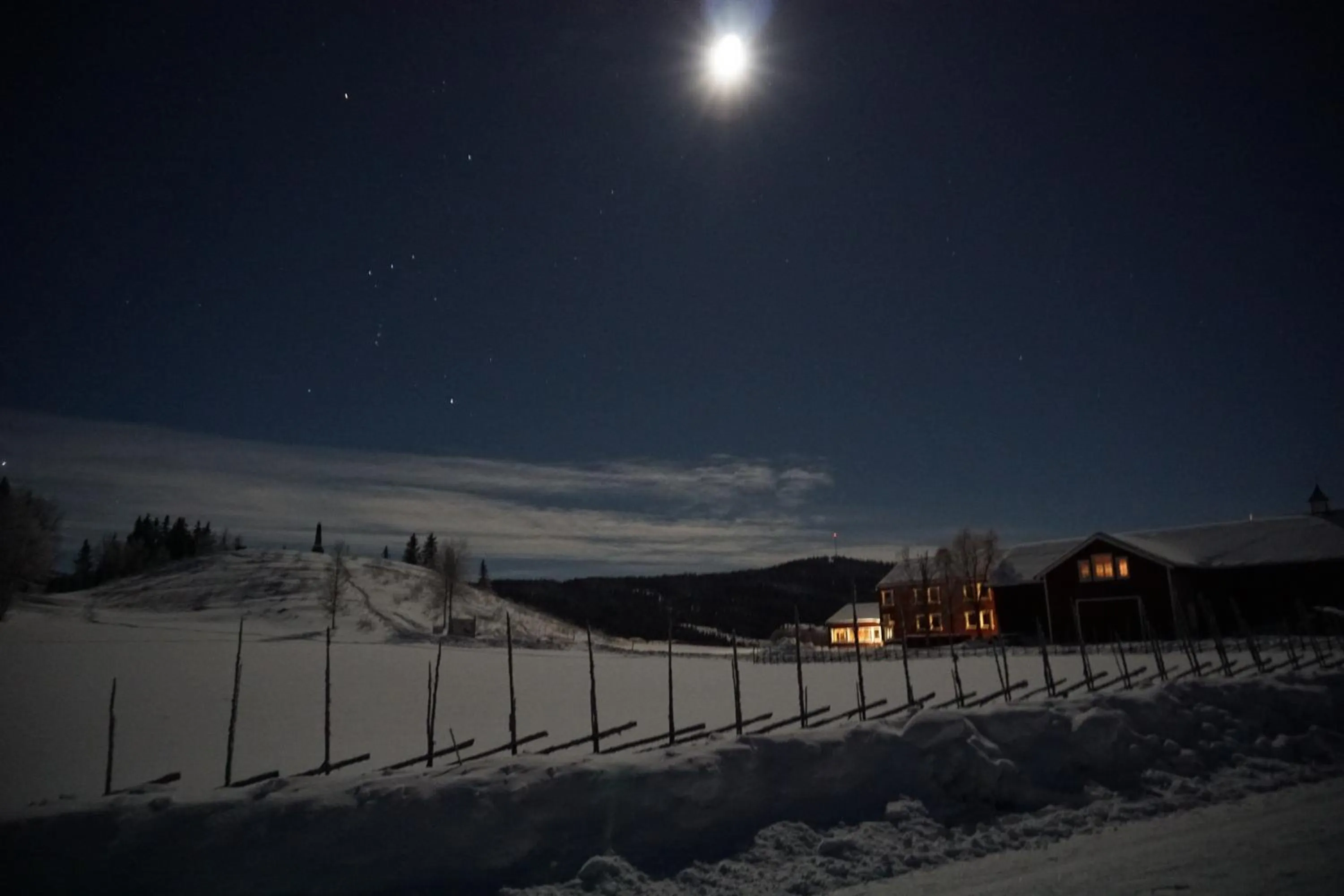 Property building in Millestgården Eco lodge