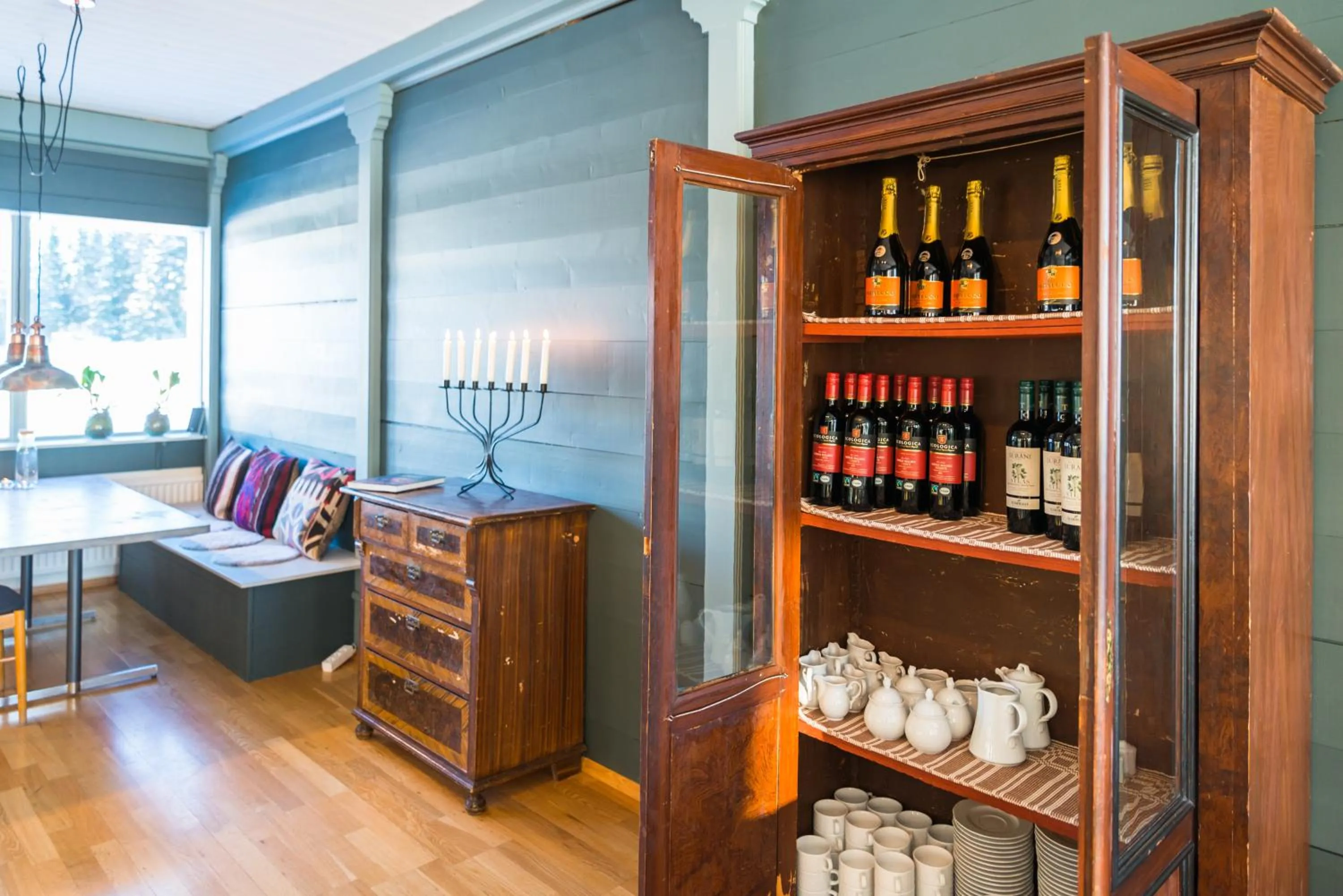 Alcoholic drinks in Millestgården Eco lodge