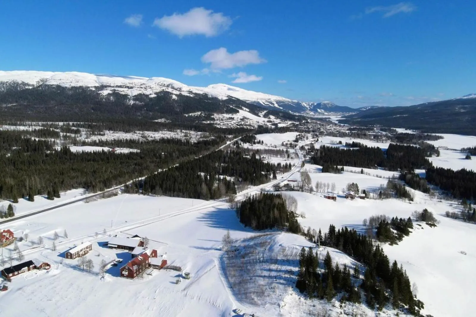 Property building in Millestgården Eco lodge