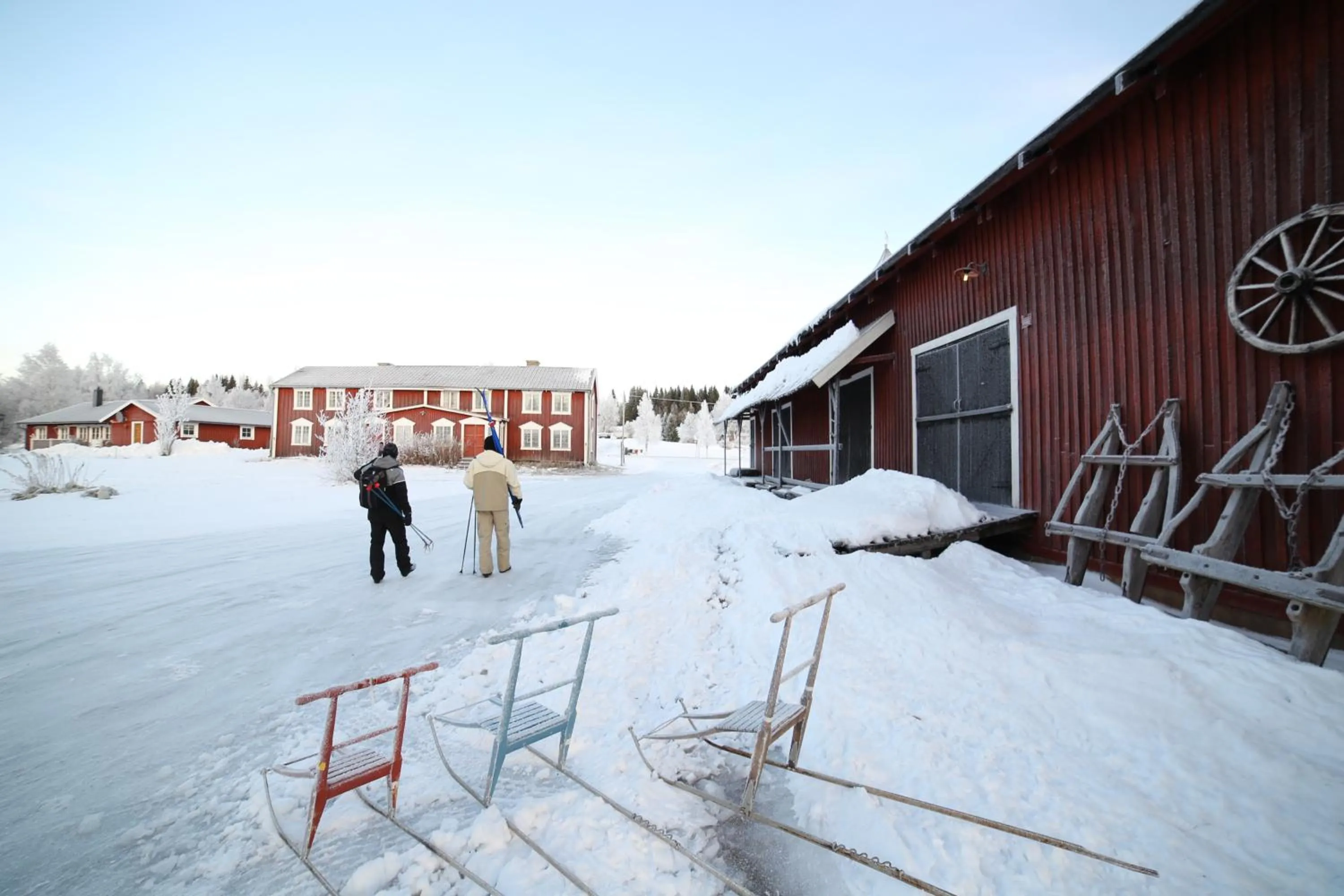 Property building in Millestgården Eco lodge