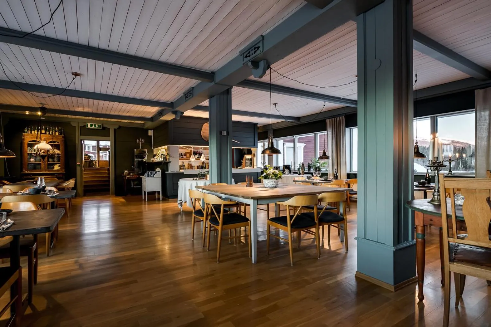 Restaurant/places to eat in Millestgården Eco lodge