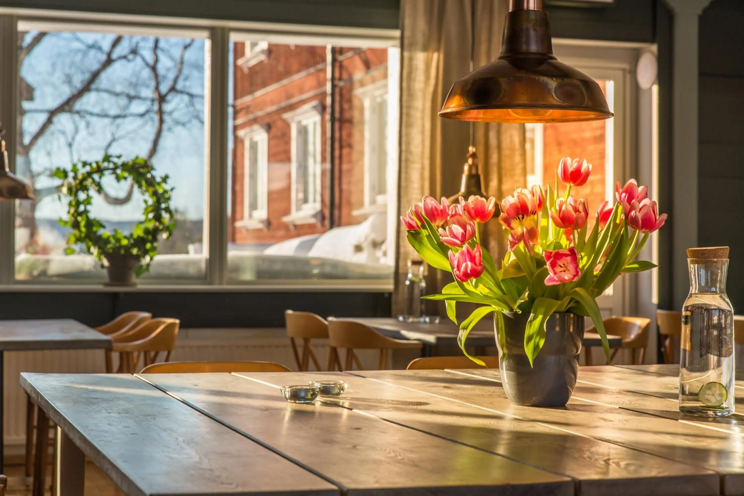 Restaurant/places to eat in Millestgården Eco lodge