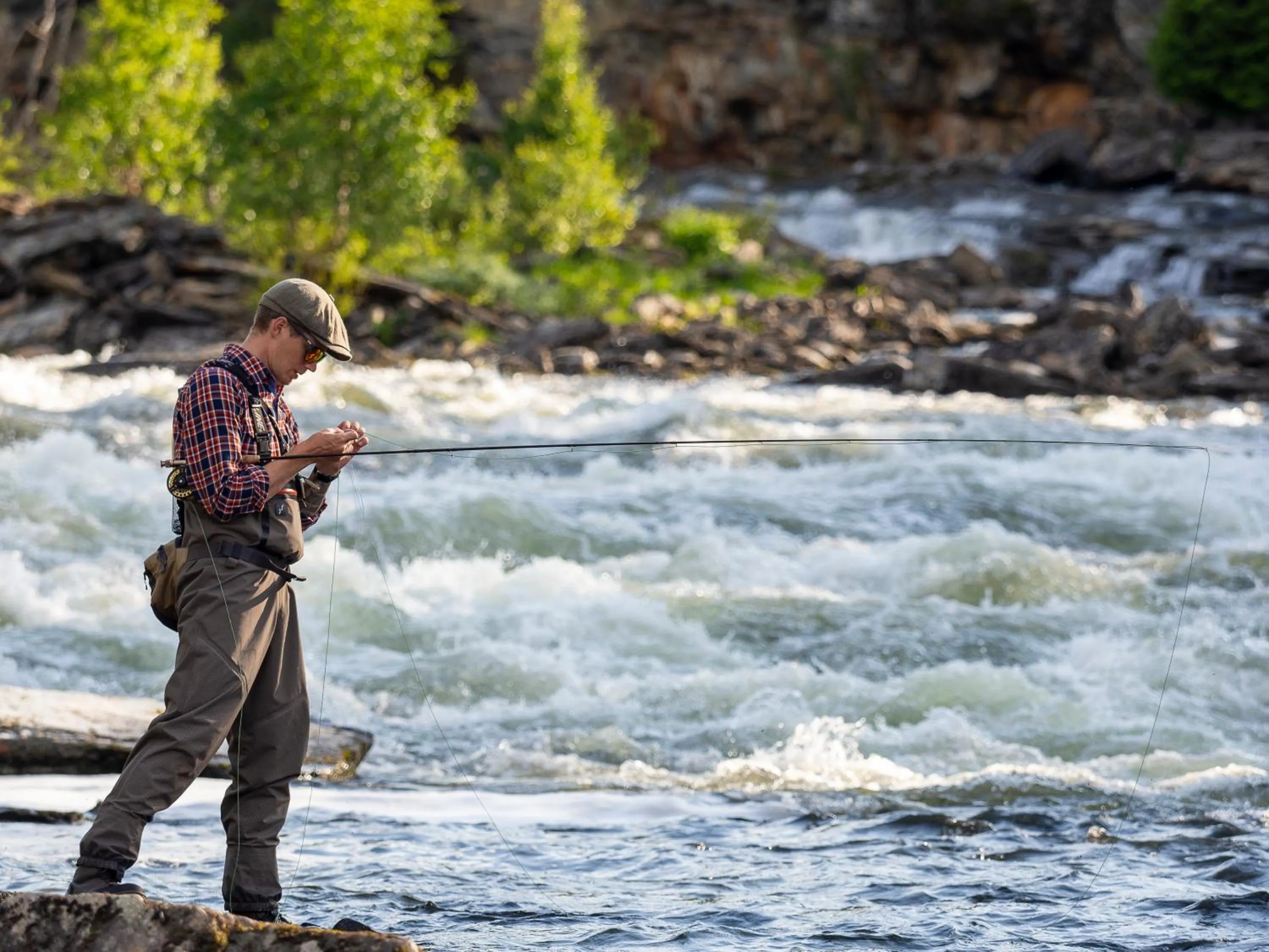 Fishing in Millestgården Eco lodge