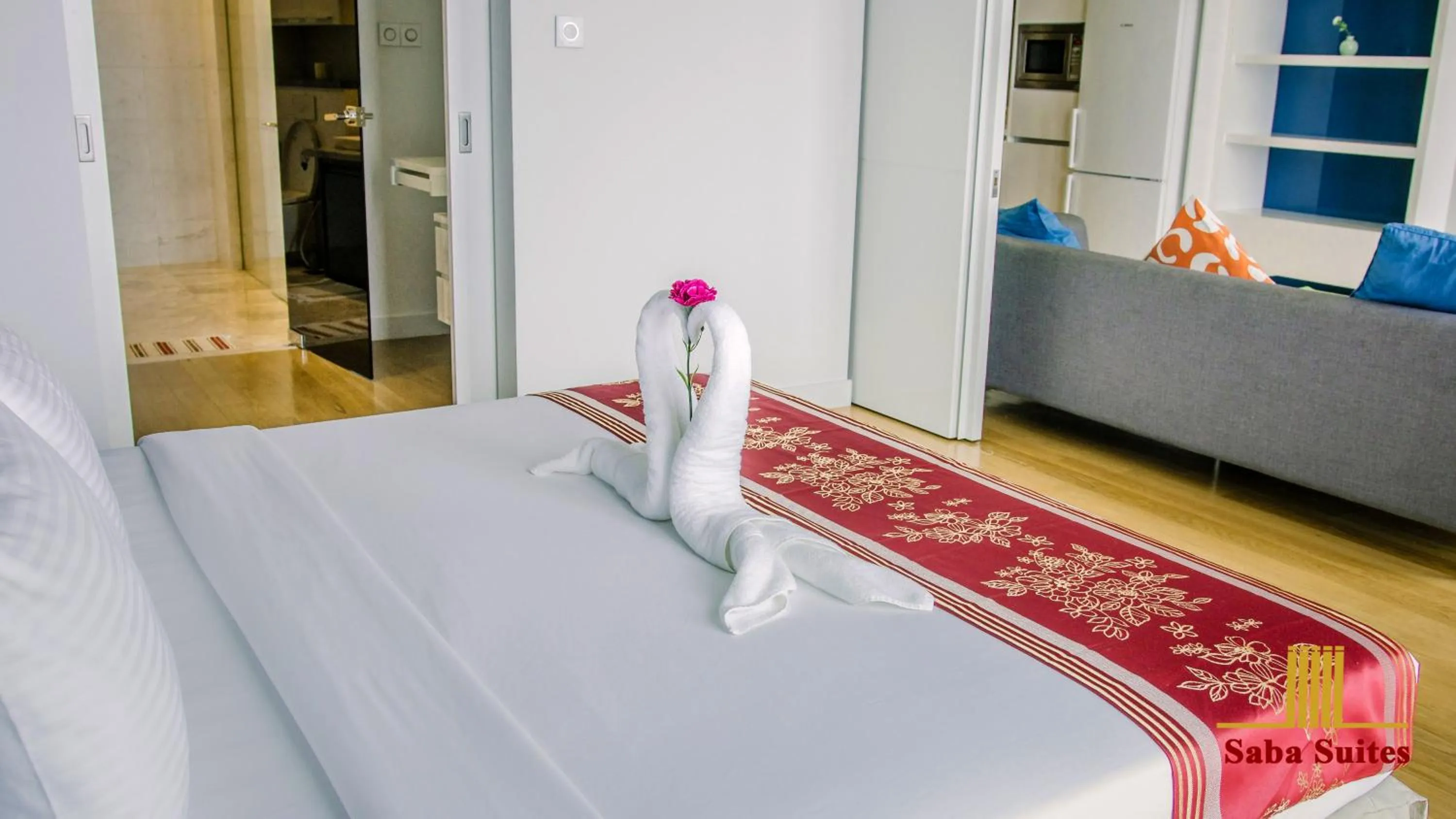 Bed in Saba Suites at Platinum KLCC Bukit Bintang Kuala Lumpur