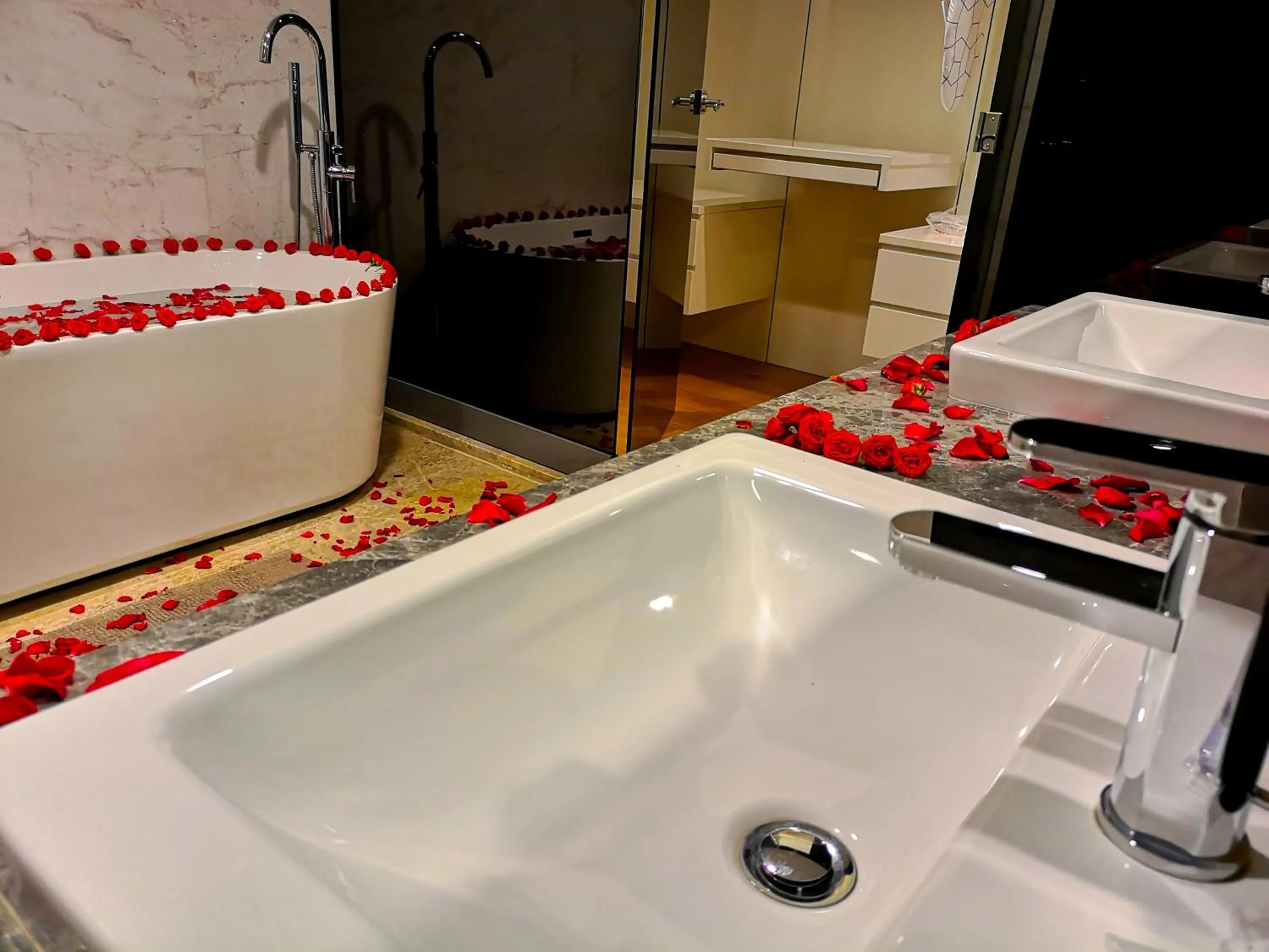 Bathroom in Saba Suites at Platinum KLCC Bukit Bintang Kuala Lumpur