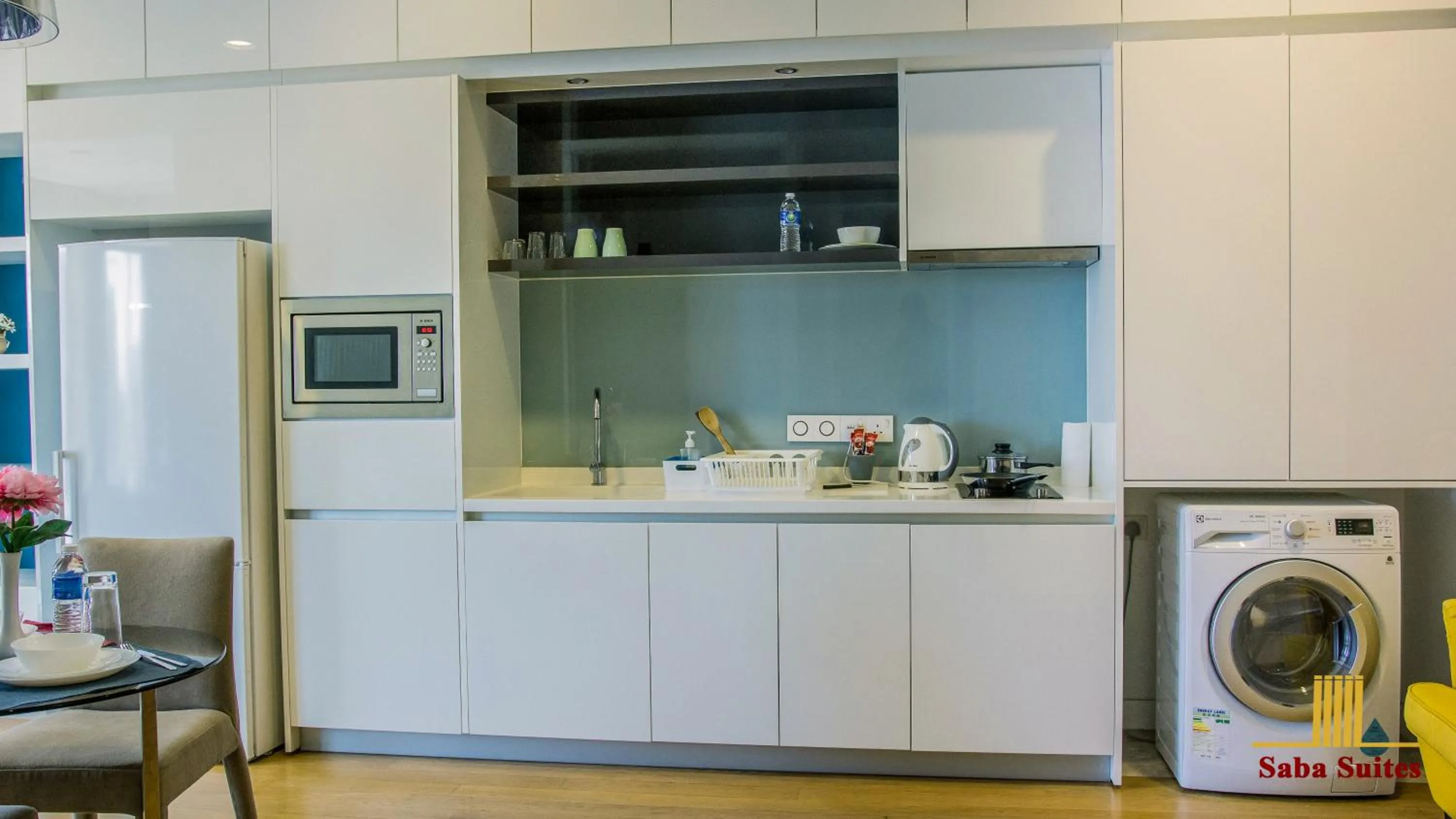 Kitchen or kitchenette, Kitchen/Kitchenette in Saba Suites at Platinum KLCC Bukit Bintang Kuala Lumpur