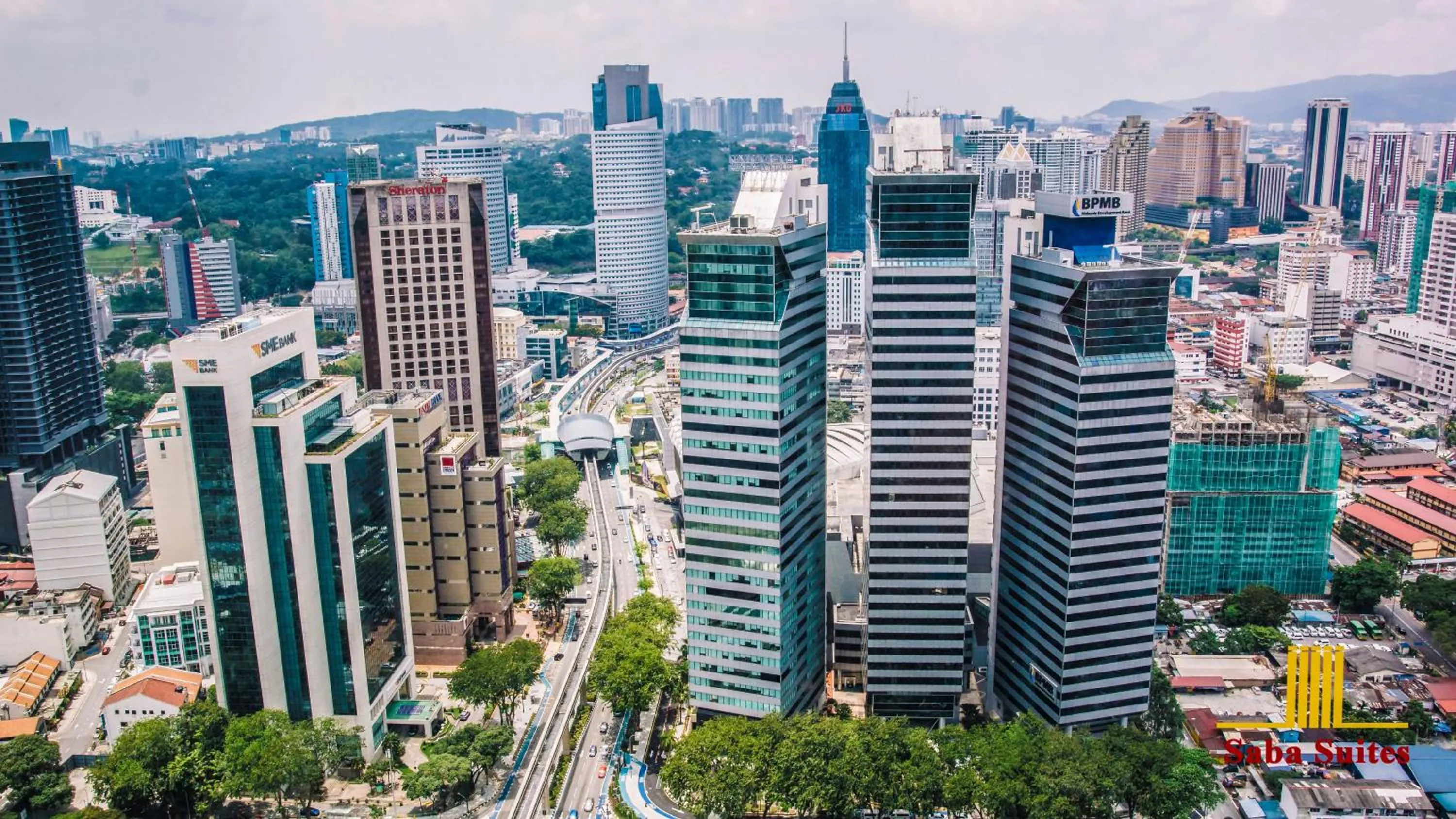City view, Bird's-eye View in Saba Suites at Platinum KLCC Bukit Bintang Kuala Lumpur