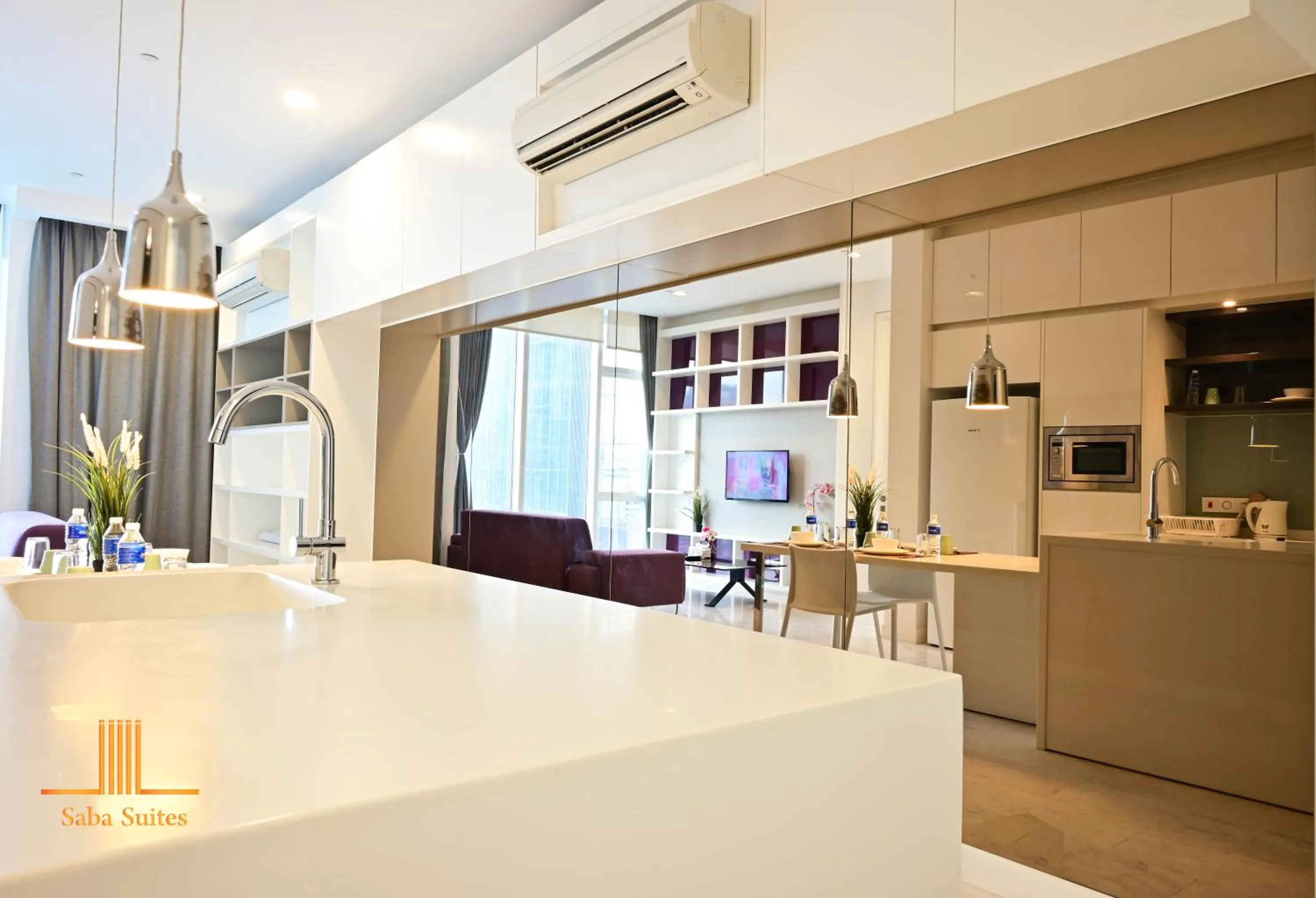 Living room in Saba Suites at Platinum KLCC Bukit Bintang Kuala Lumpur