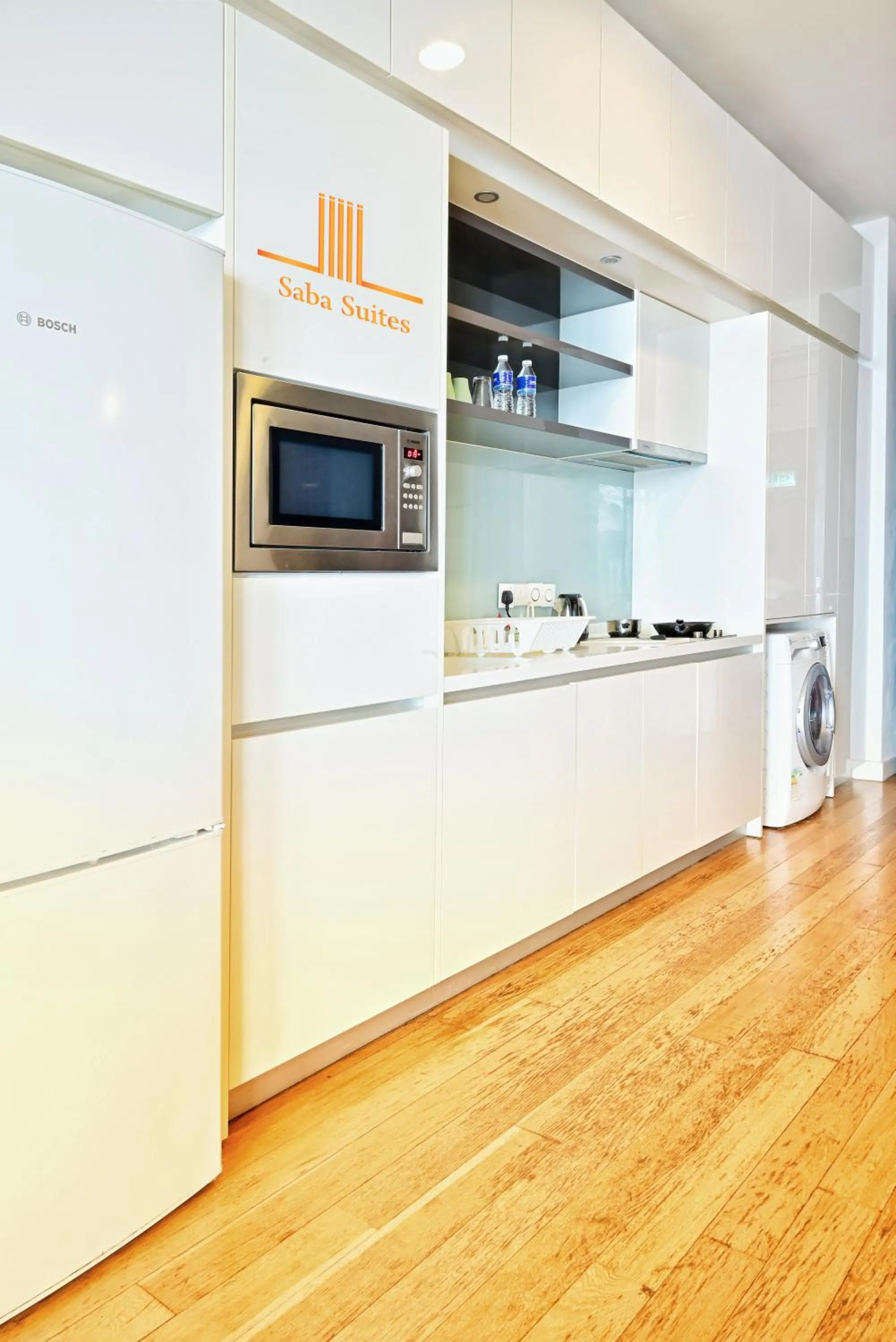 kitchen, Kitchen/Kitchenette in Saba Suites at Platinum KLCC Bukit Bintang Kuala Lumpur