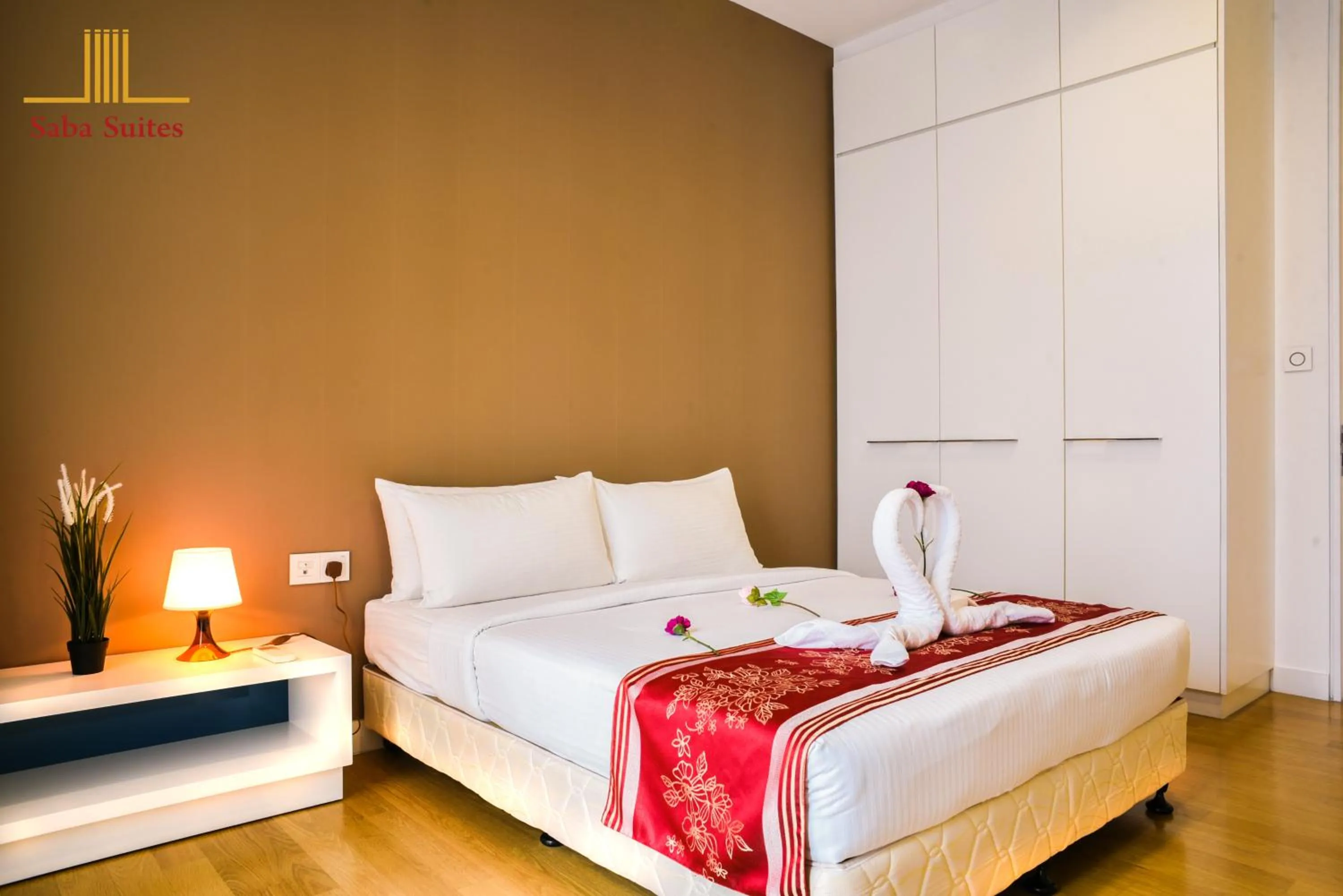 Bed in Saba Suites at Platinum KLCC Bukit Bintang Kuala Lumpur