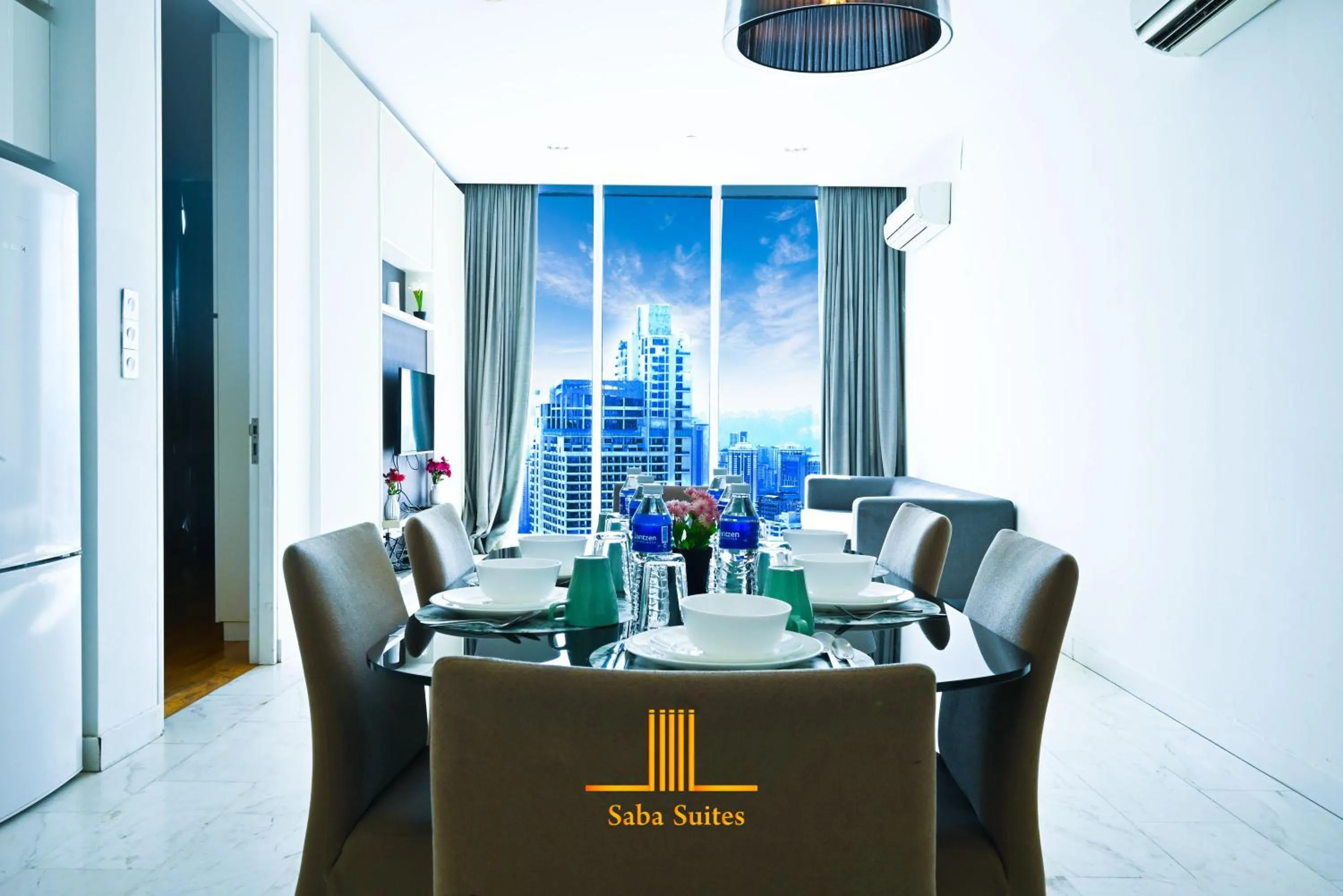 Dining area in Saba Suites at Platinum KLCC Bukit Bintang Kuala Lumpur