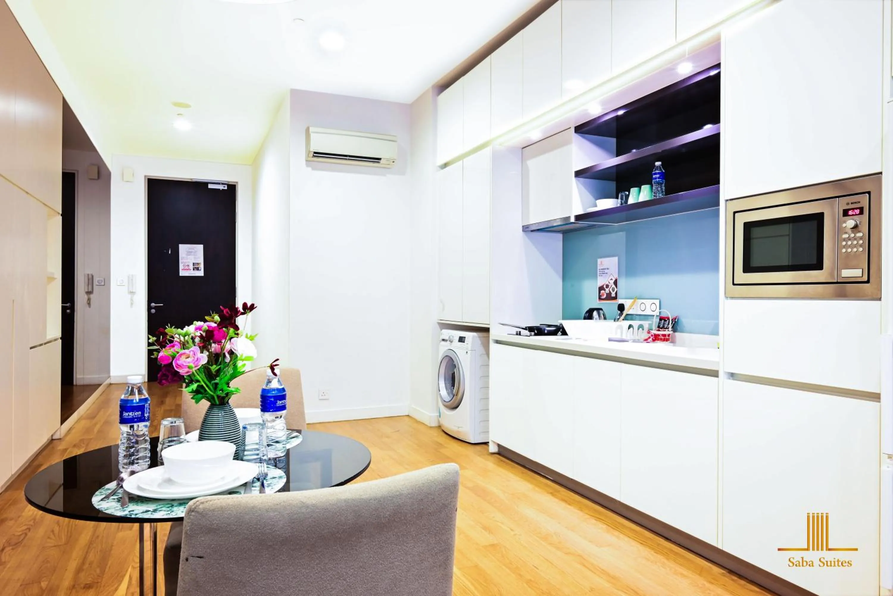 Kitchen or kitchenette, Kitchen/Kitchenette in Saba Suites at Platinum KLCC Bukit Bintang Kuala Lumpur