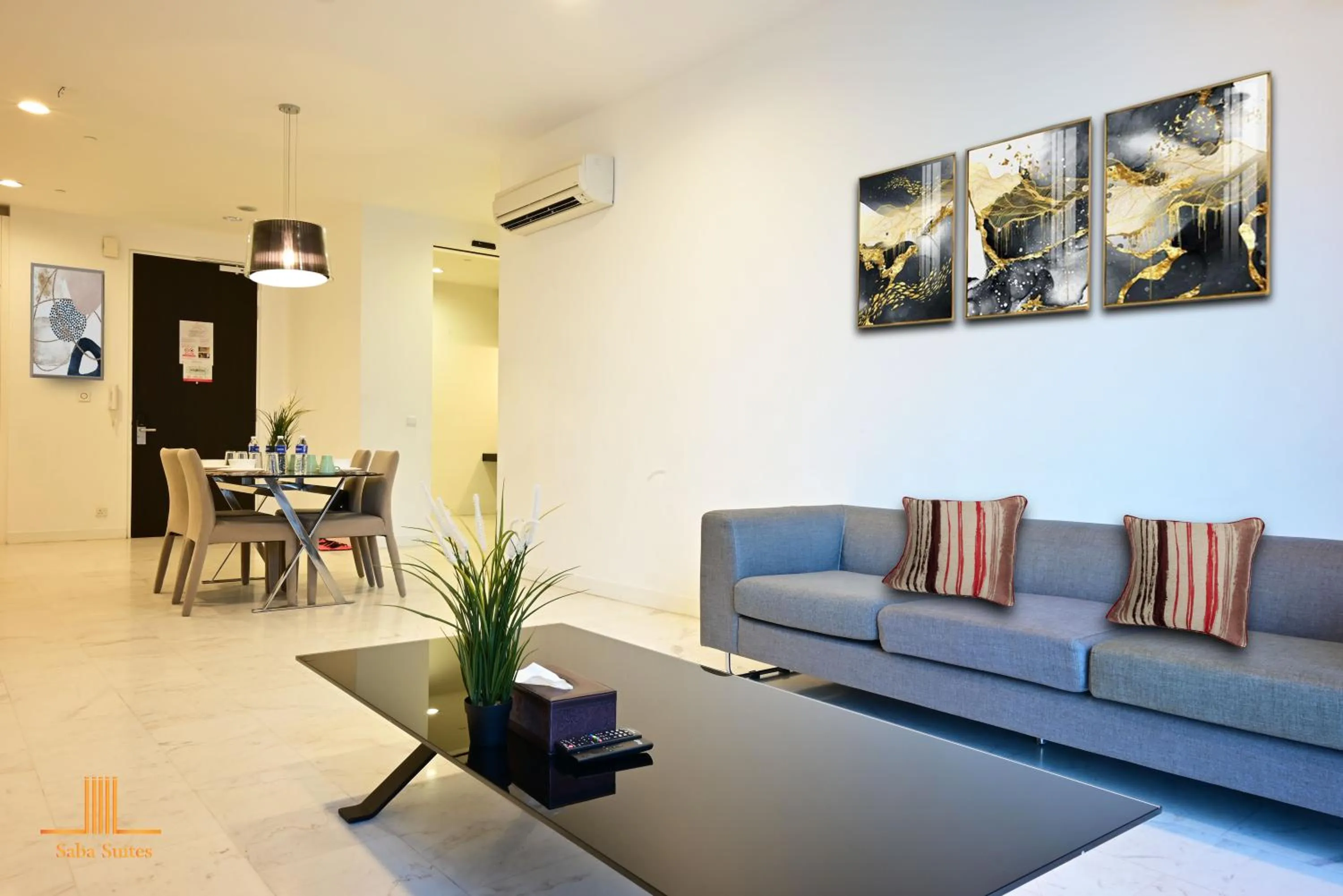 Living room, Seating Area in Saba Suites at Platinum KLCC Bukit Bintang Kuala Lumpur