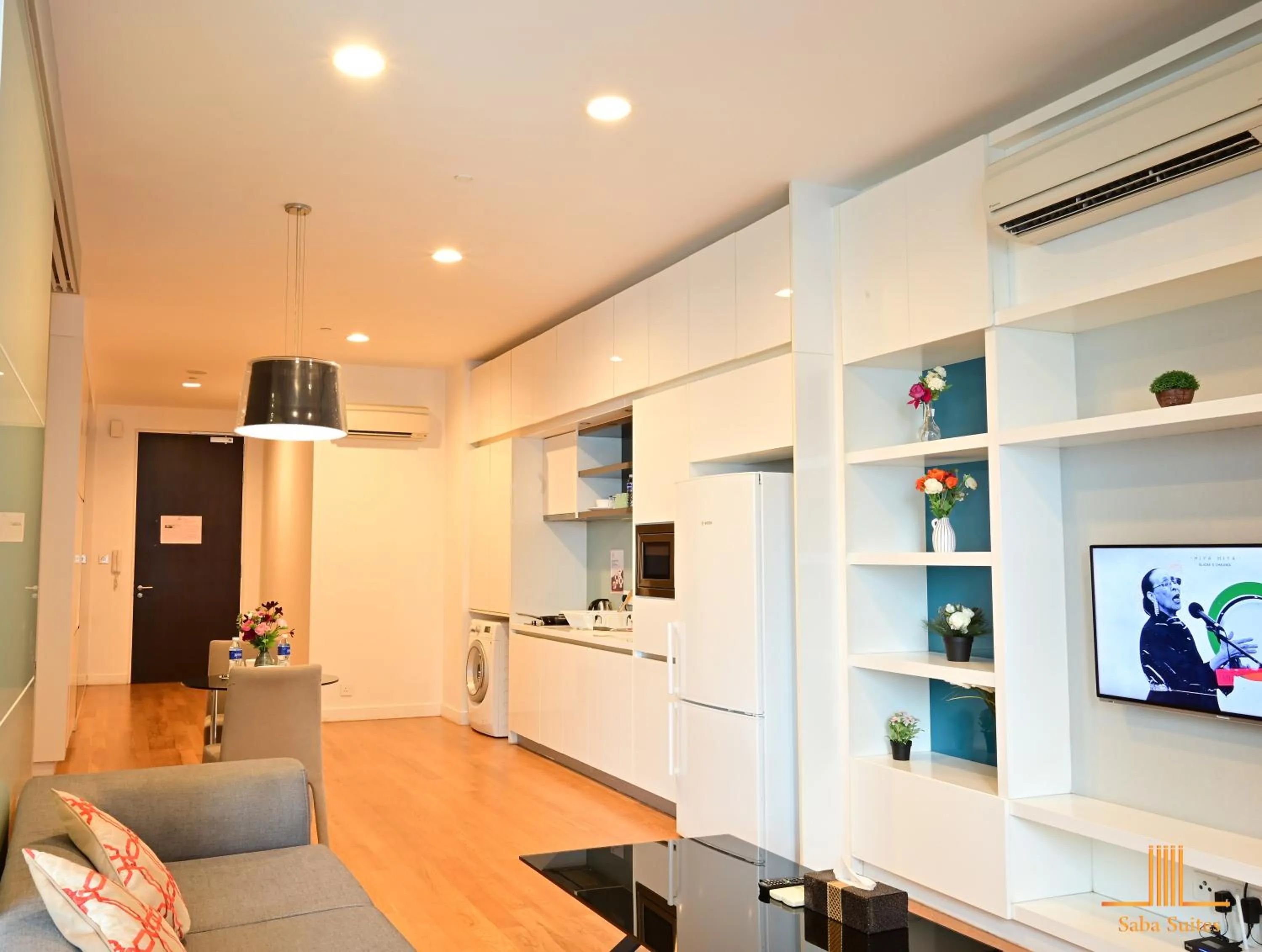 Living room, Seating Area in Saba Suites at Platinum KLCC Bukit Bintang Kuala Lumpur