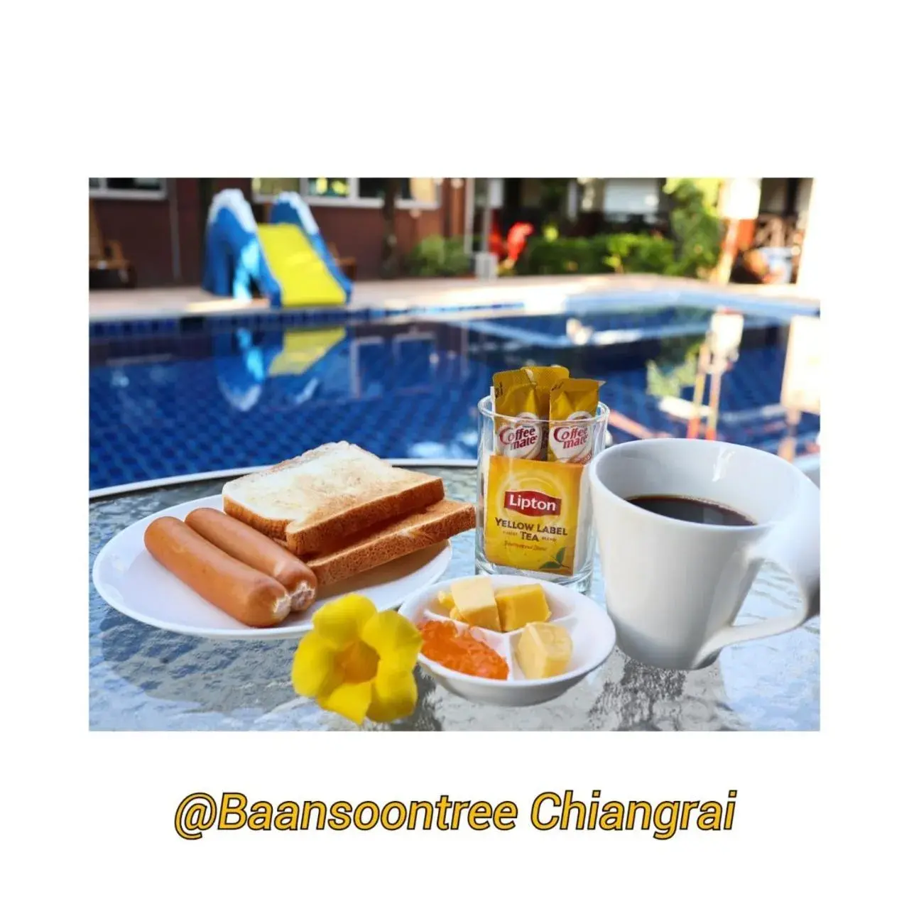 Breakfast in Baan Soontree Resort Breakfast in Baan Soontree Resort