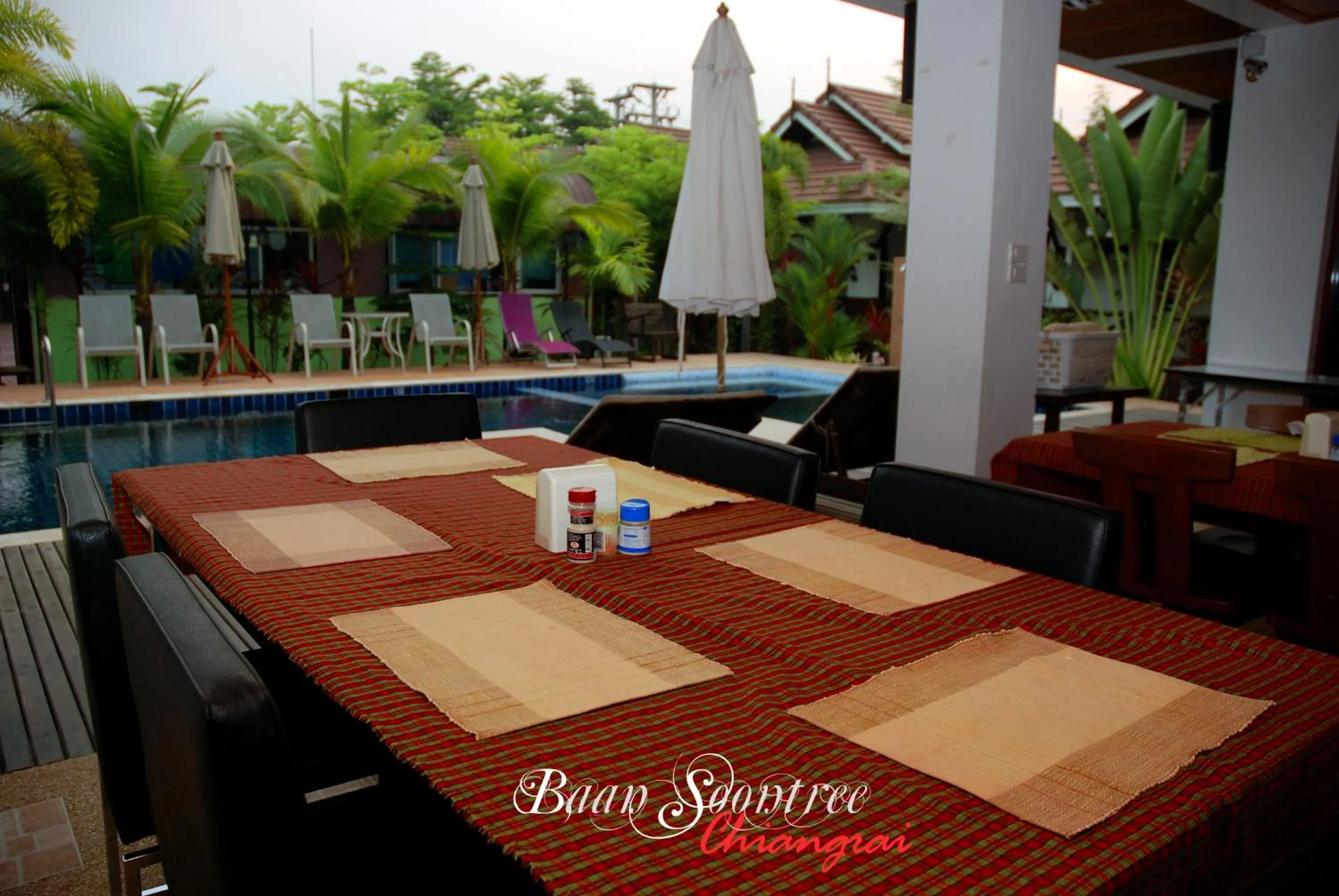 Pool view in Baan Soontree Resort