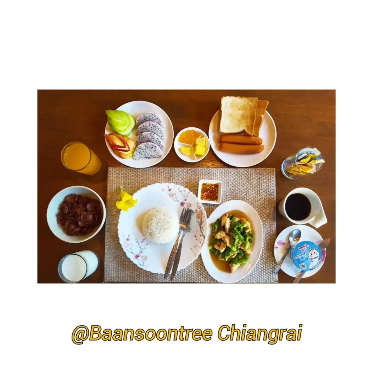 Food and drinks in Baan Soontree Resort Food and drinks in Baan Soontree Resort