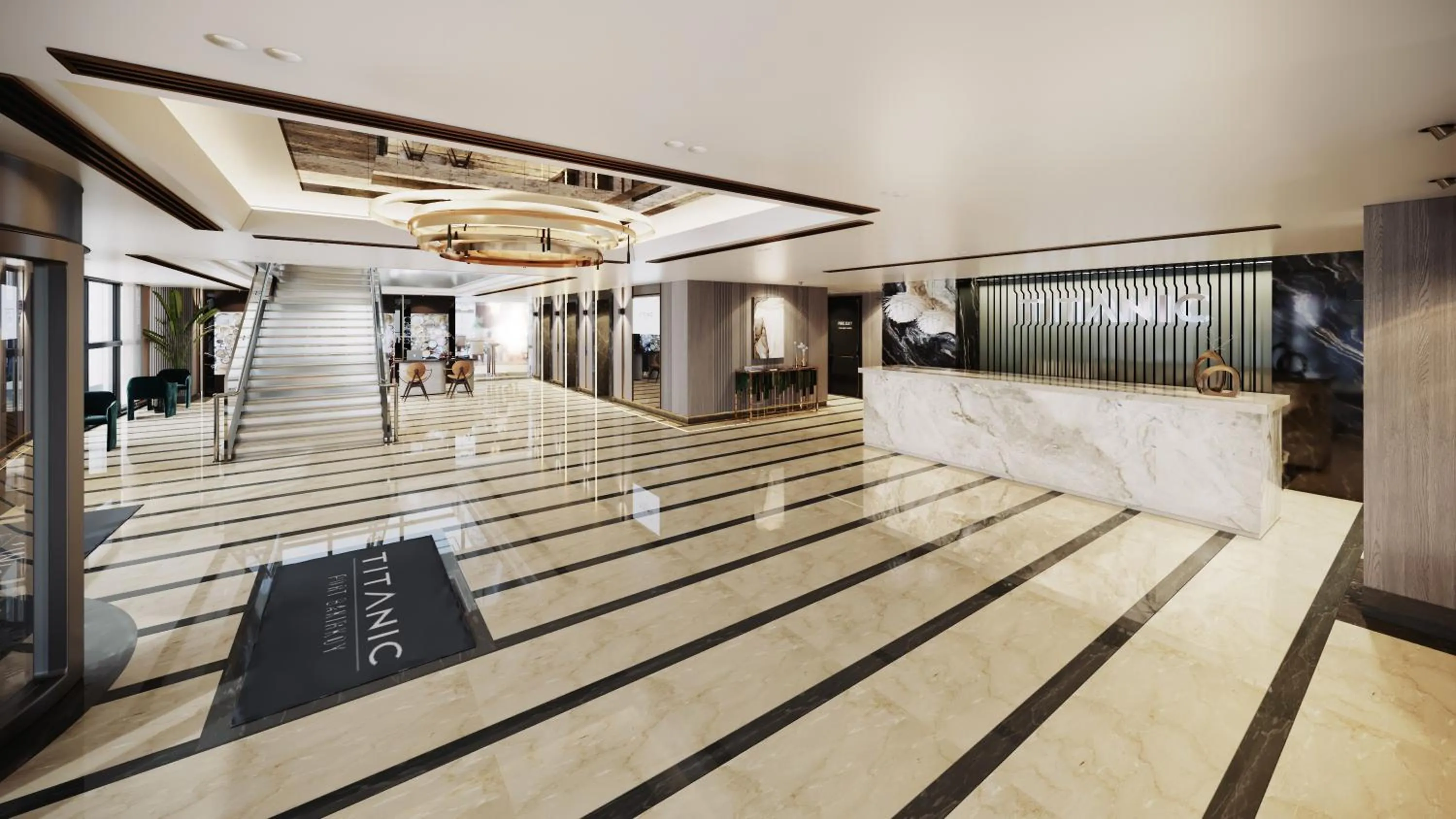 Lobby or reception in Titanic Port Bakirkoy