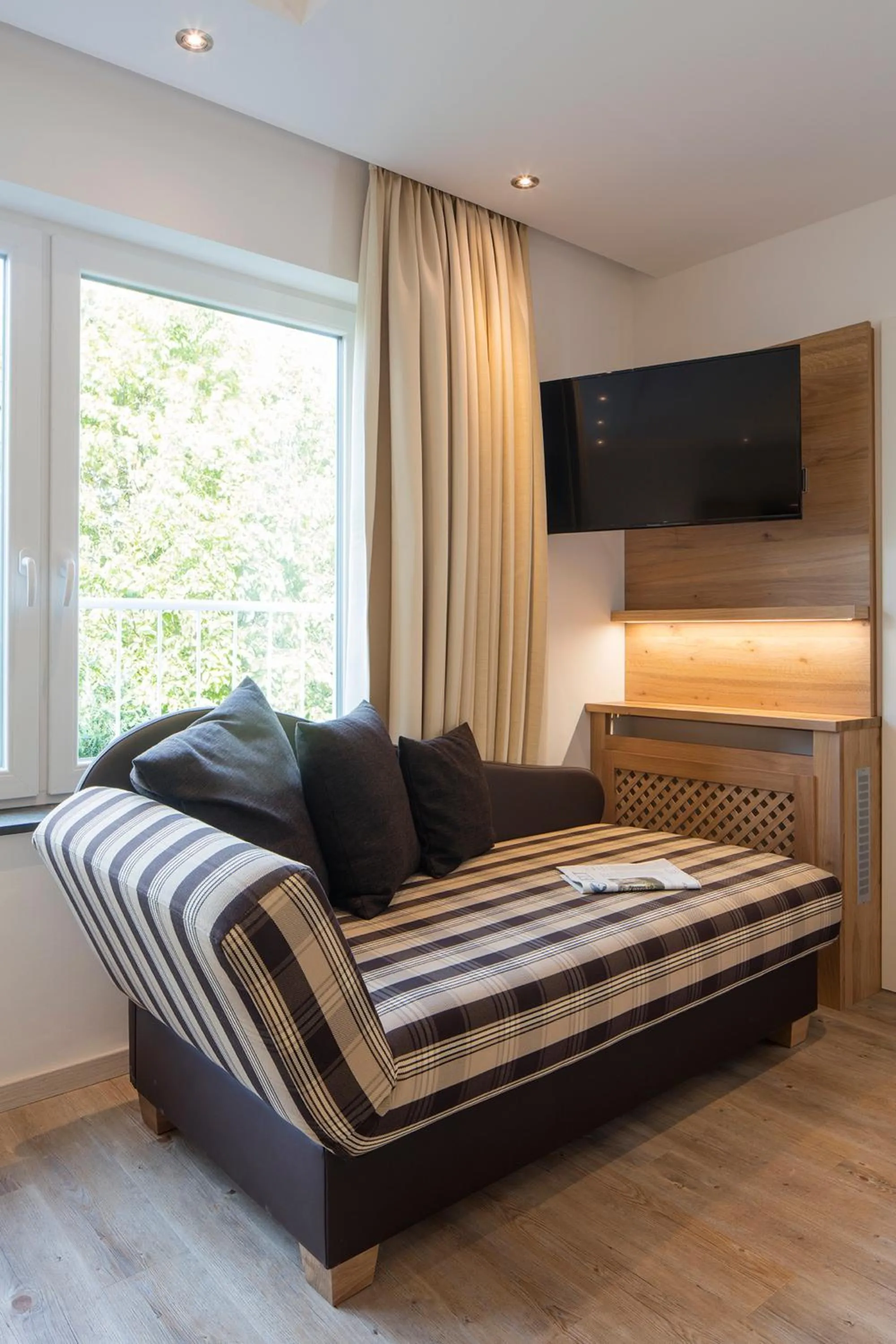 Decorative detail, Bed in Hotel Derichsweiler Hof