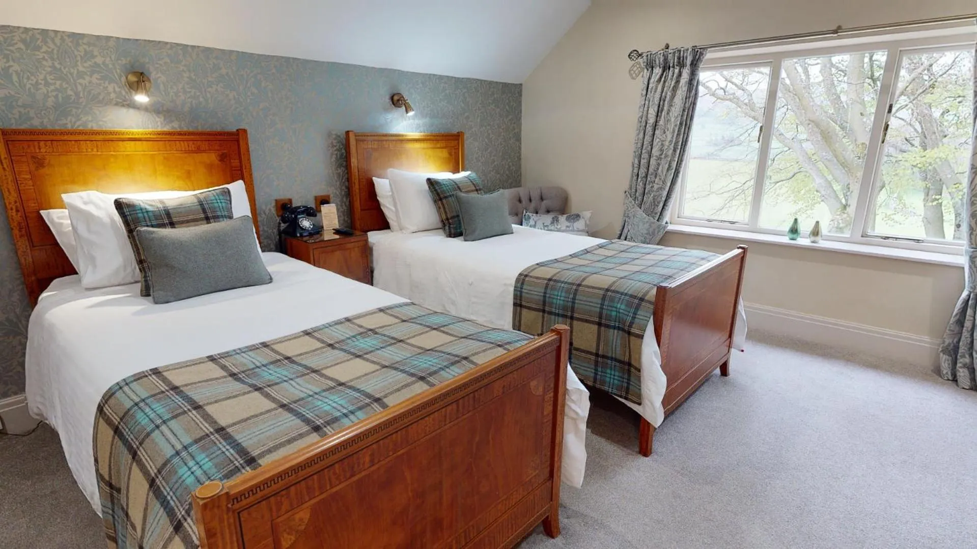Bed in Stone House Hotel
