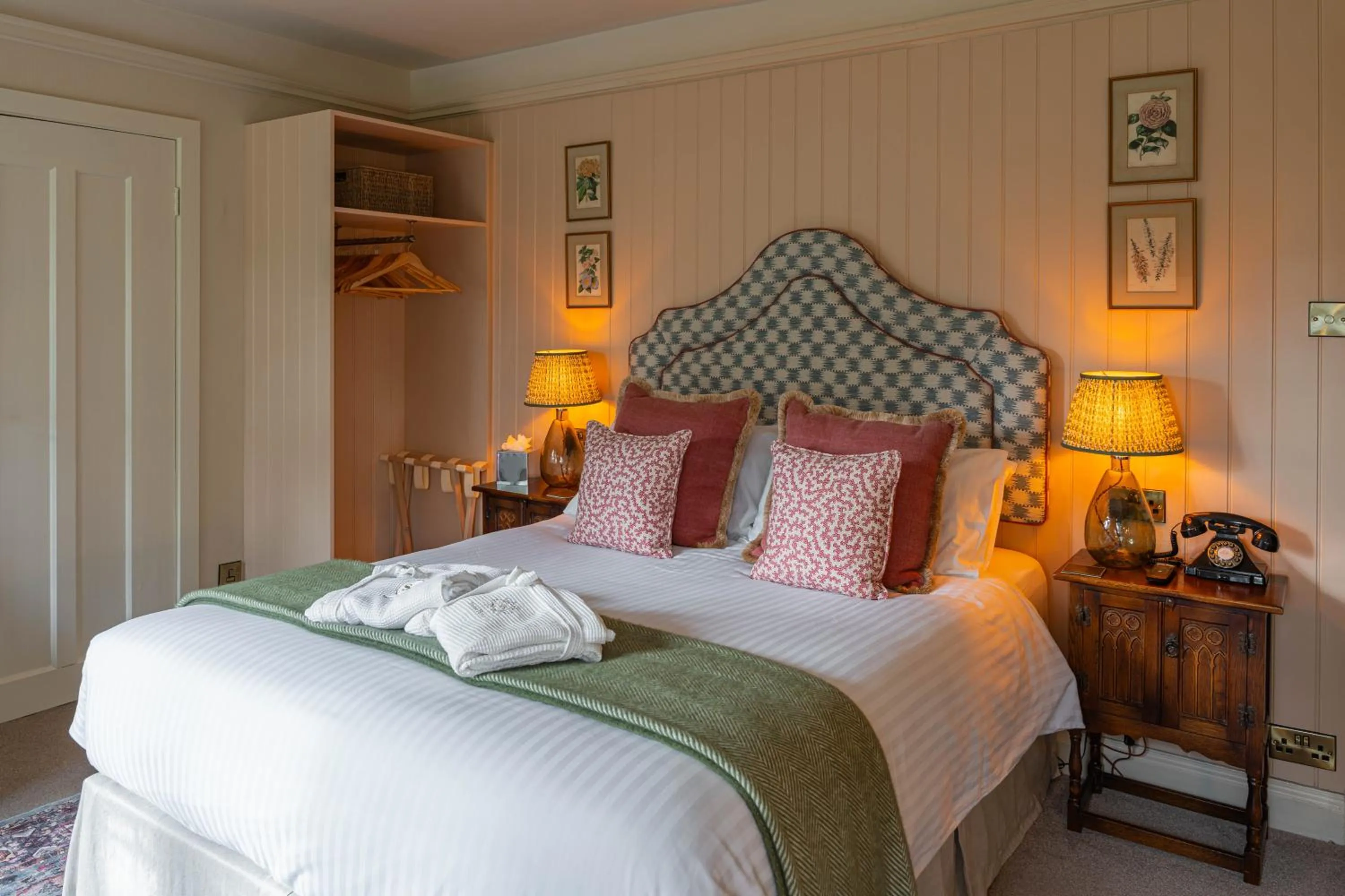 Bed in Stone House Hotel