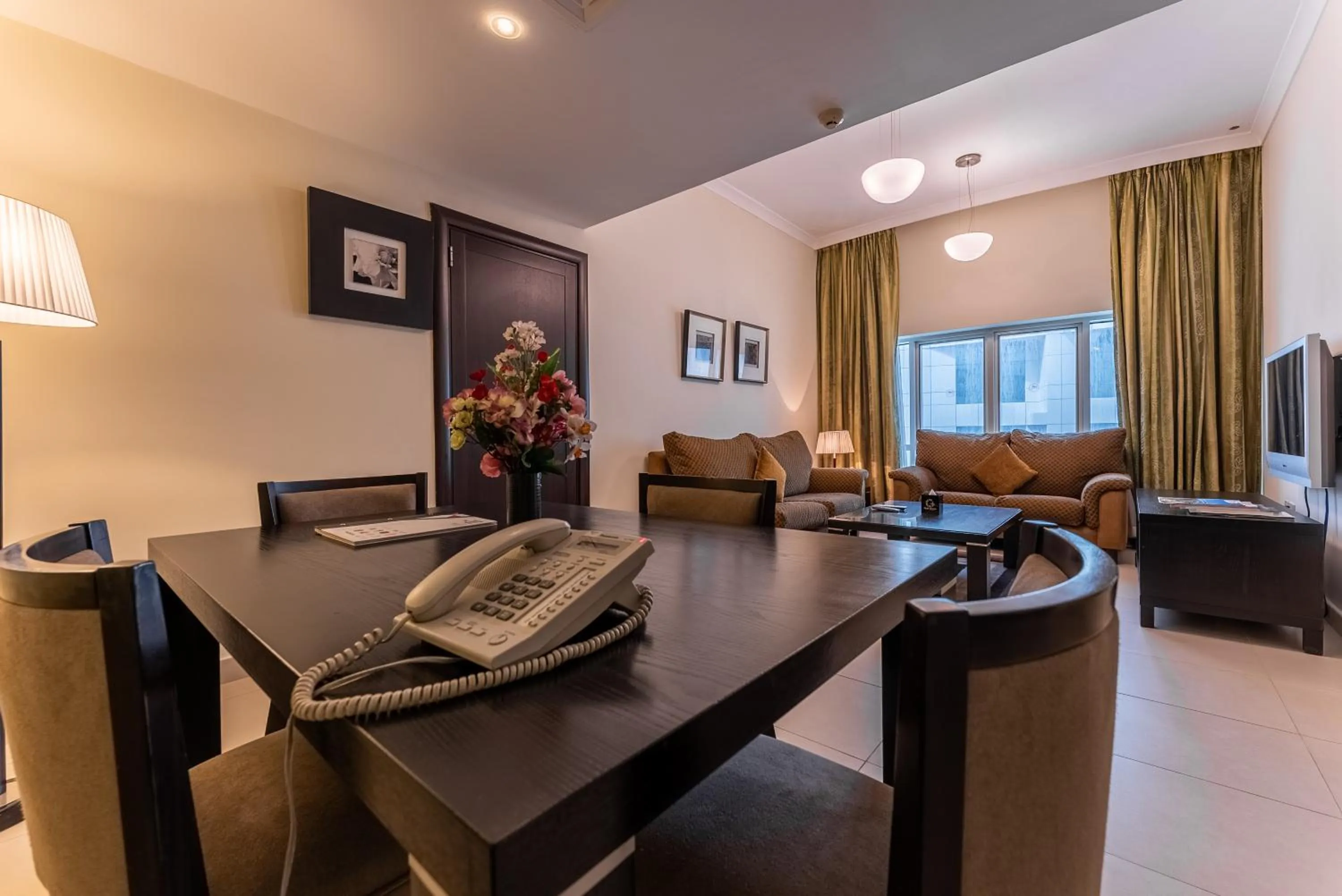 Communal lounge/ TV room in Gulf Oasis Hotel Apartments Fz LLC