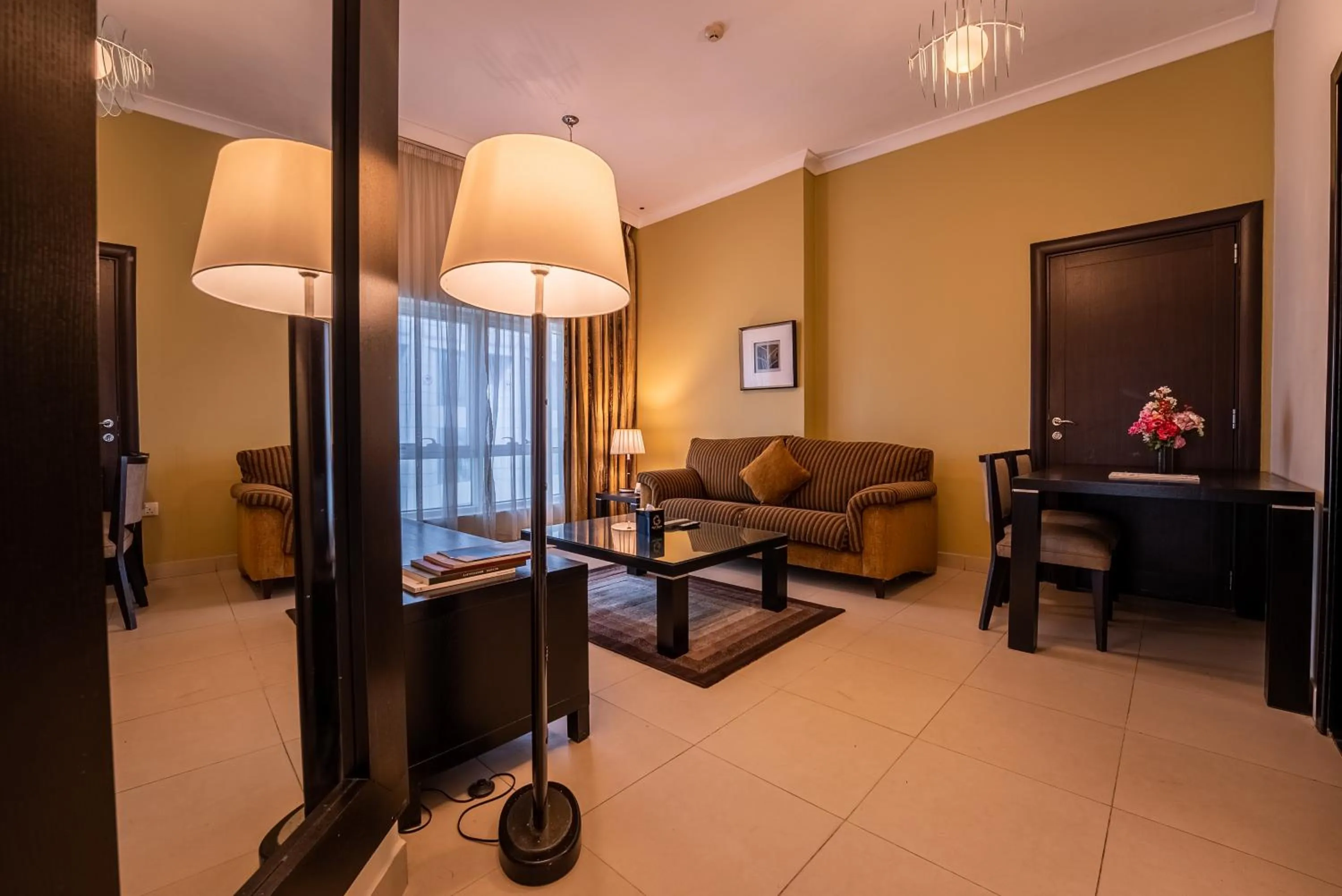 Living room in Gulf Oasis Hotel Apartments Fz LLC