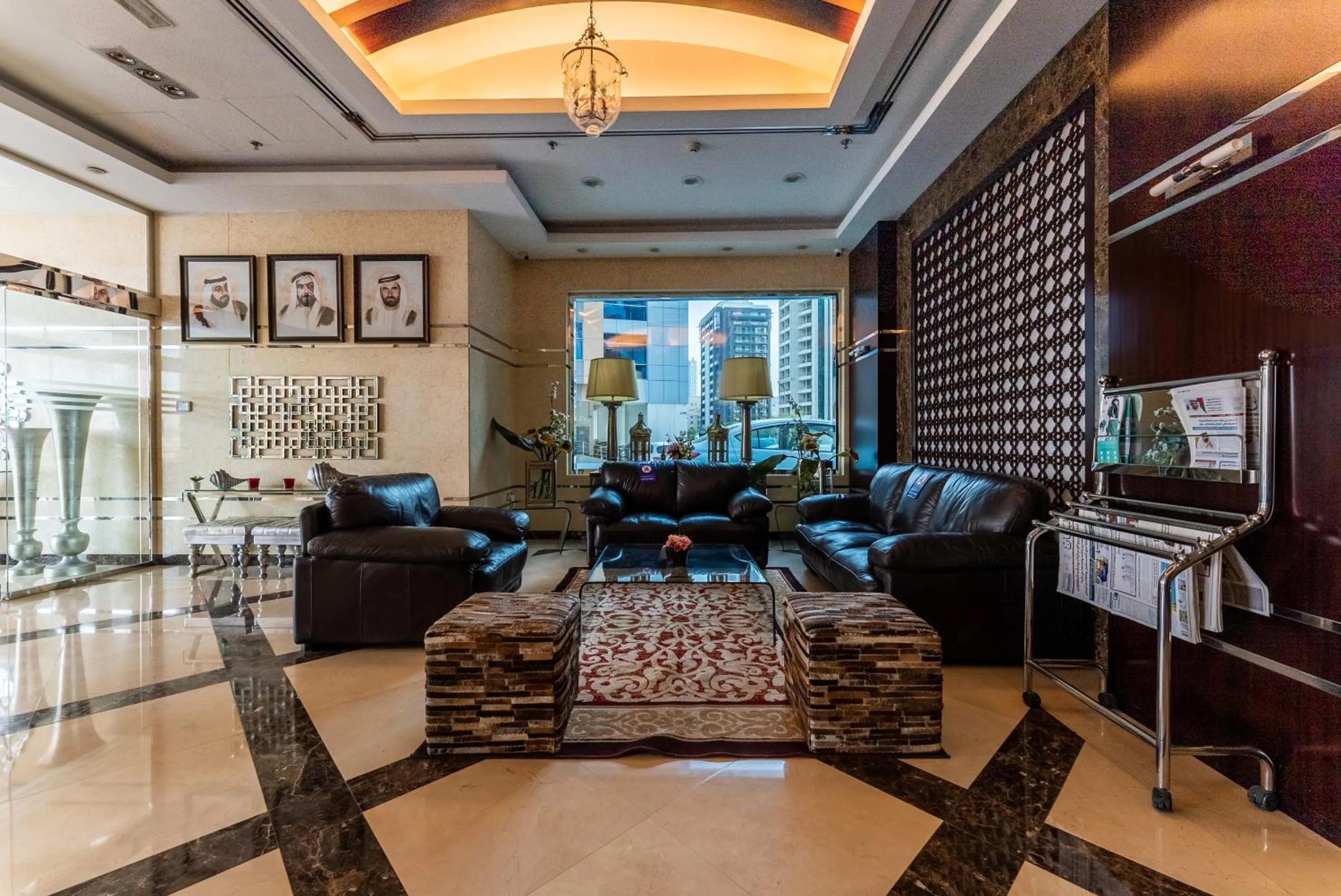 Lobby or reception in Gulf Oasis Hotel Apartments Fz LLC