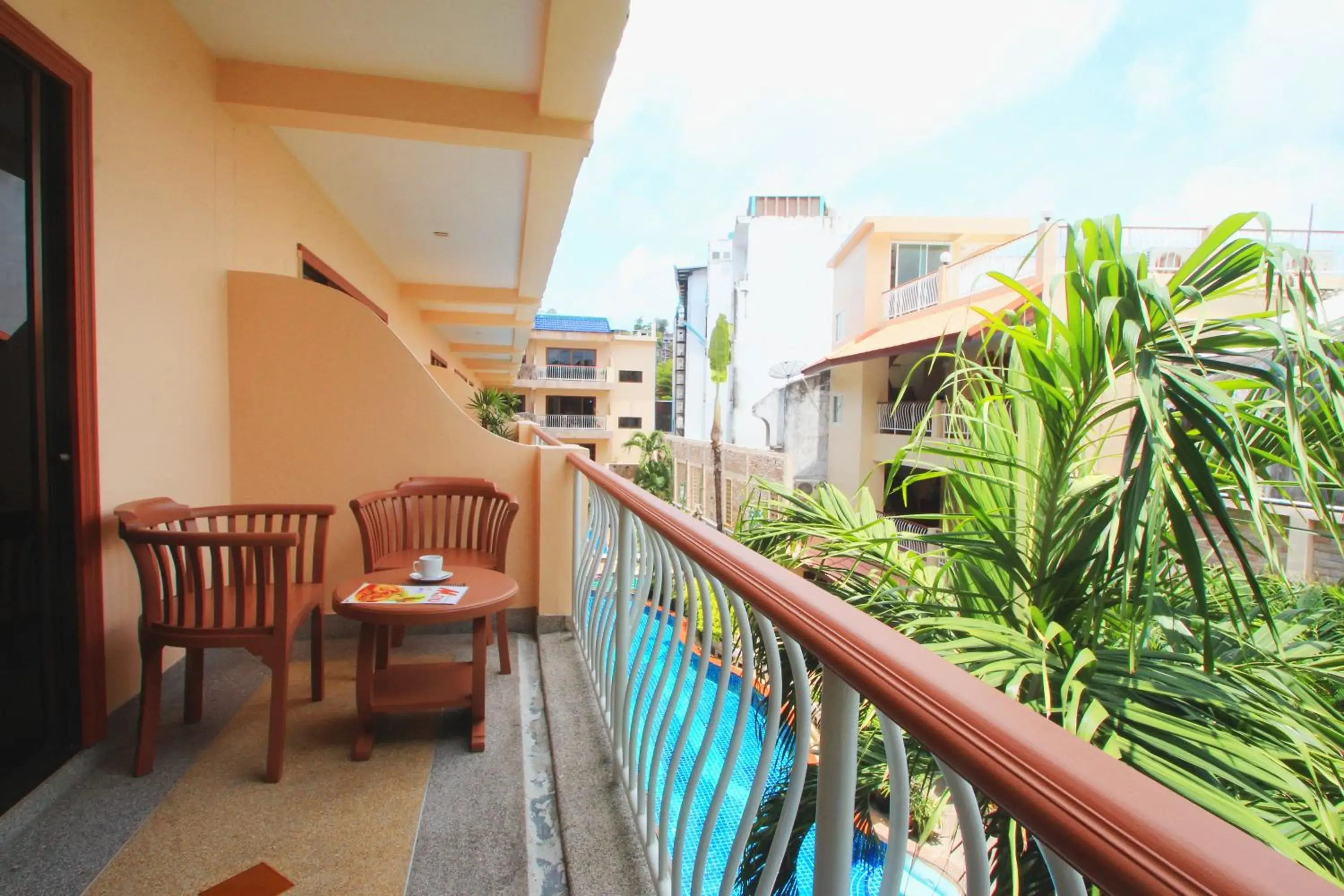 Pool view in Baan Boa Resort Pool view in Baan Boa Resort
