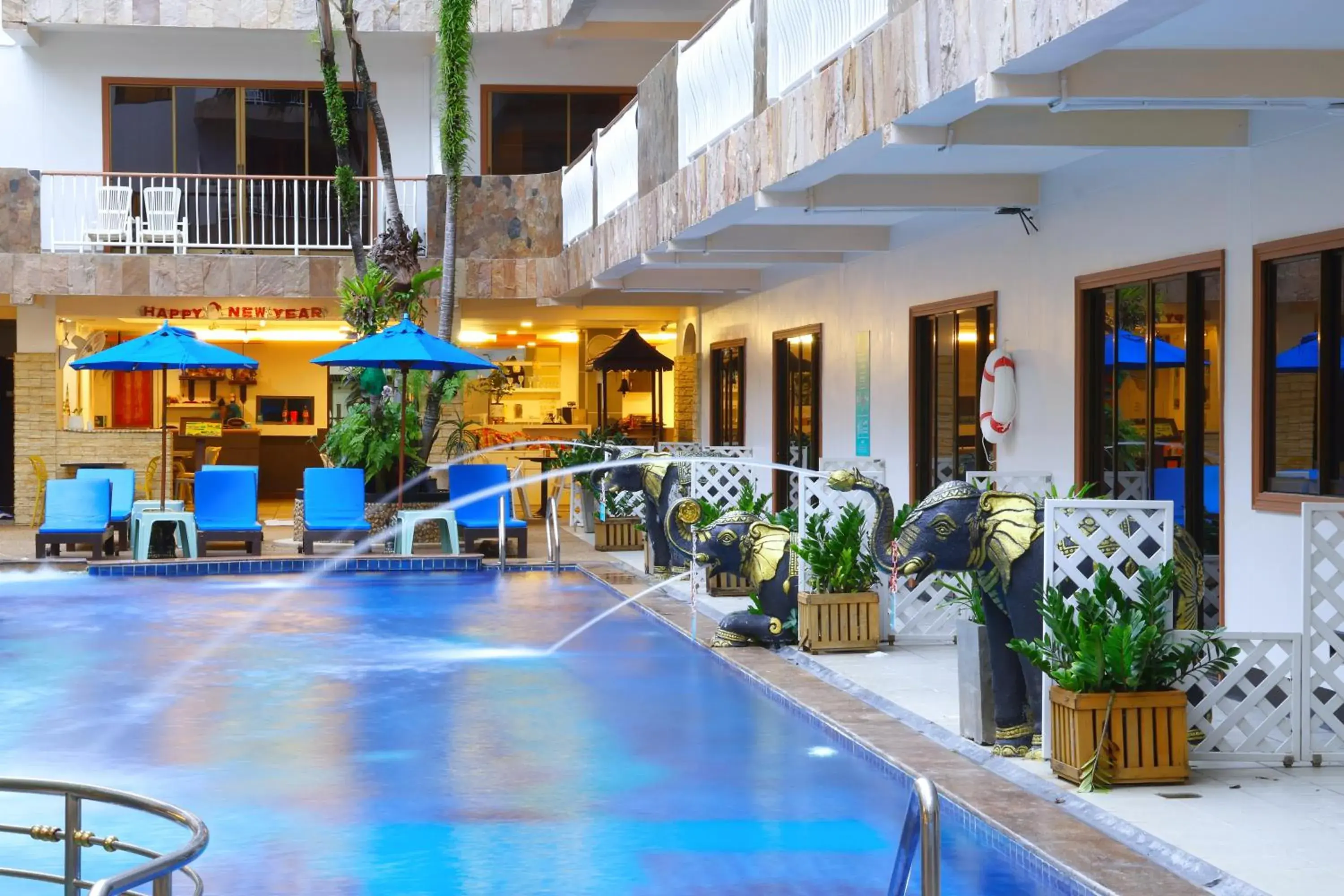 Swimming pool in Baan Boa Resort Swimming pool in Baan Boa Resort