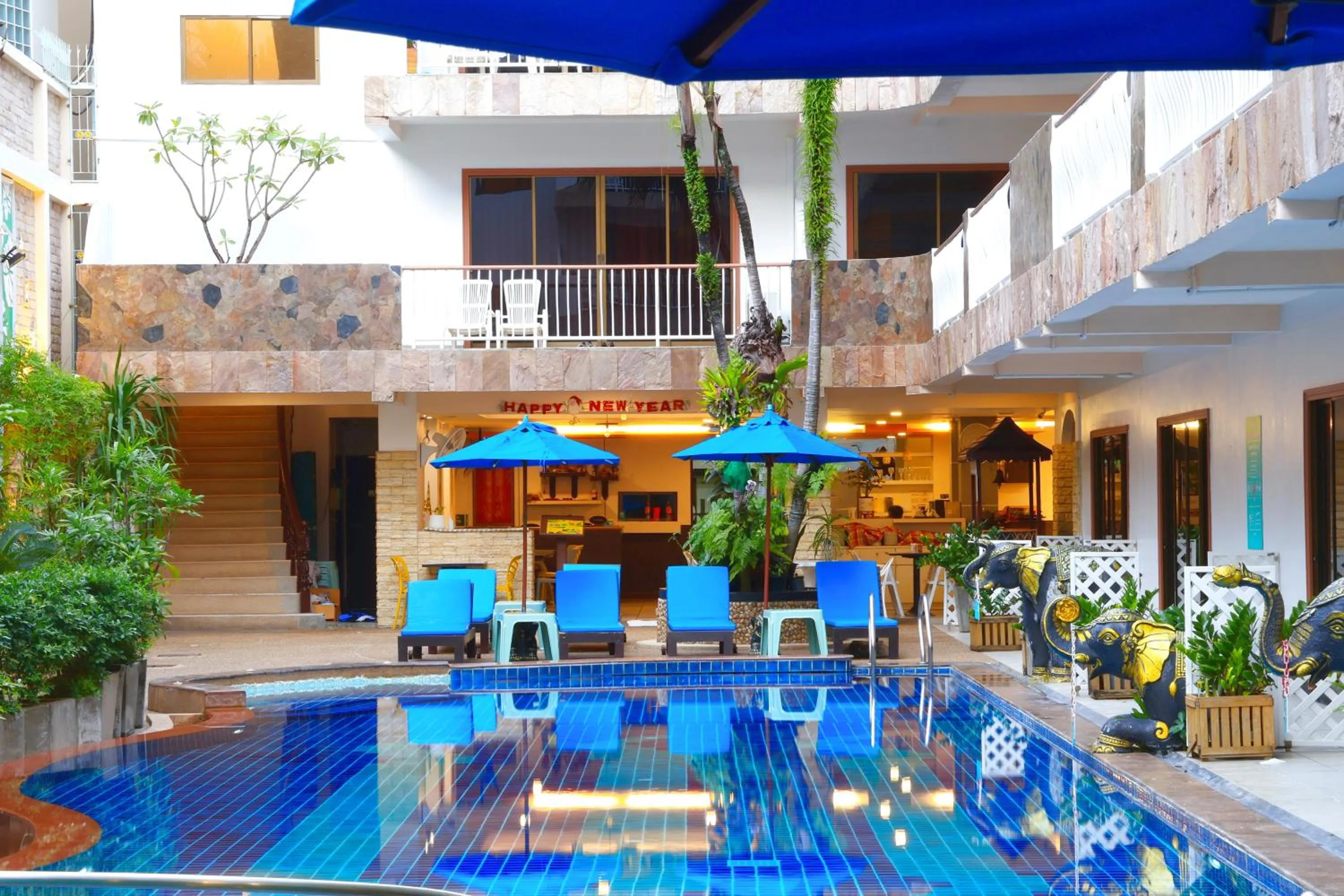 Swimming pool in Baan Boa Resort