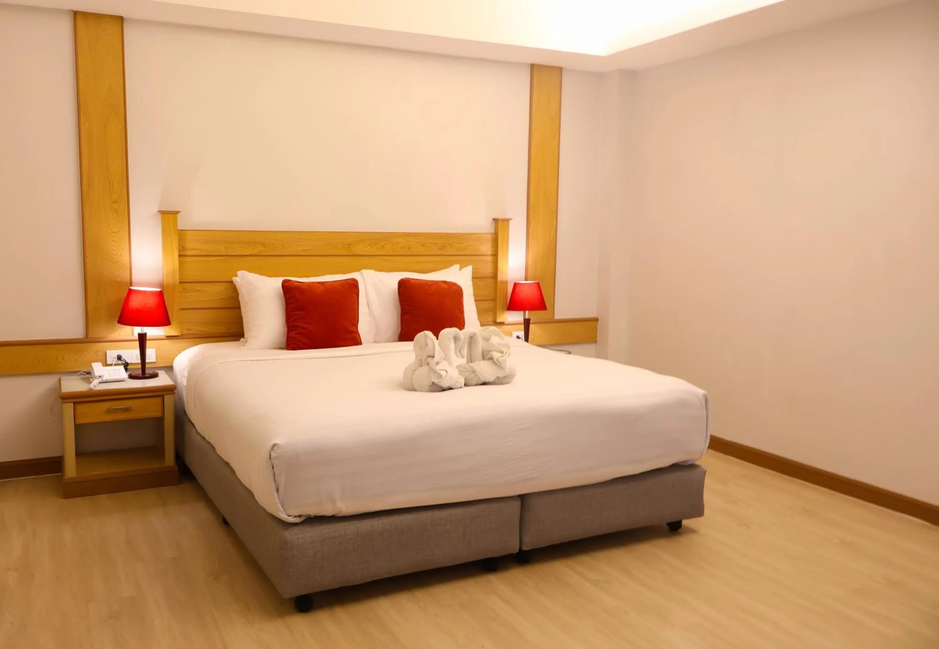 Bed in Baan Boa Resort