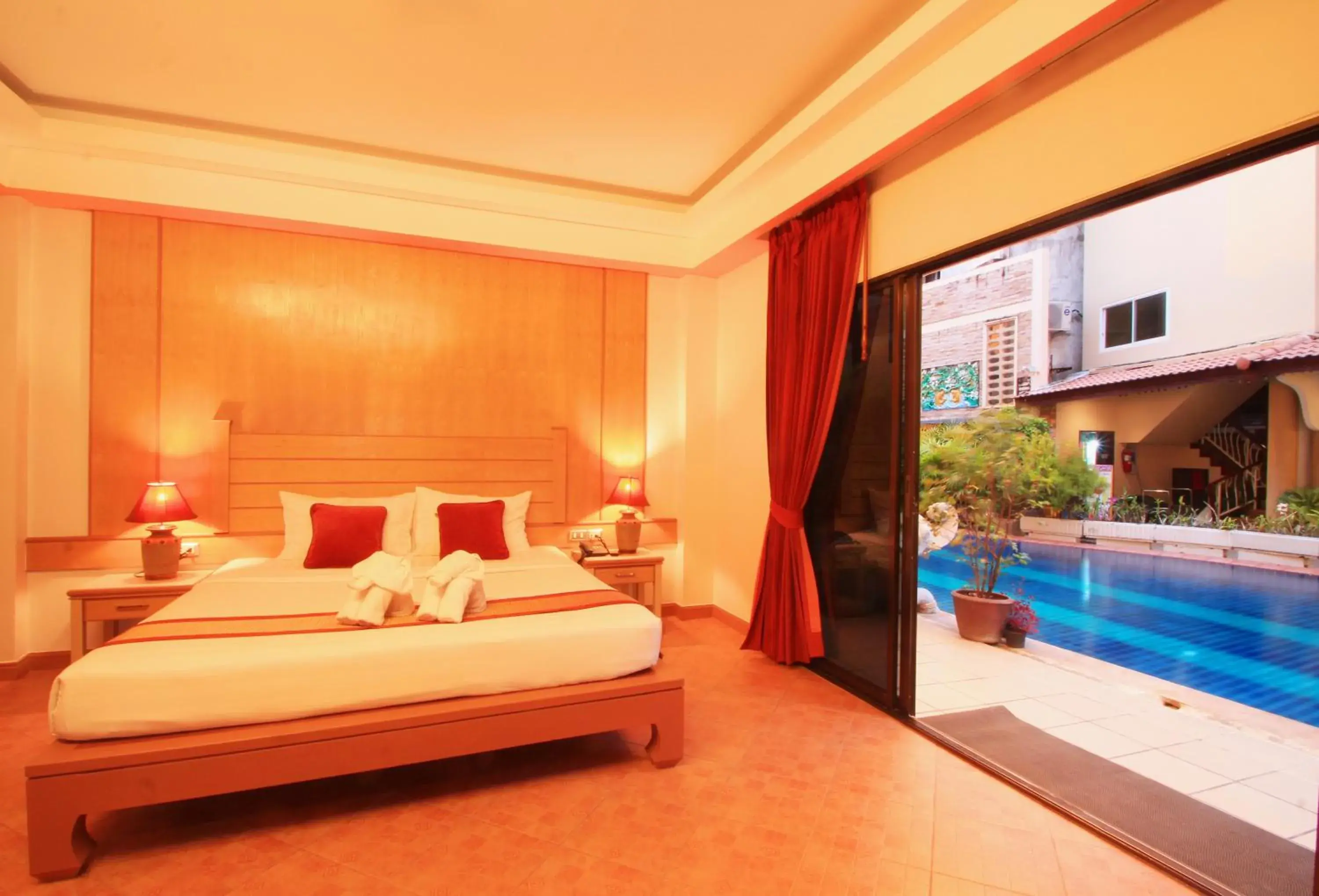 Bed in Baan Boa Resort Bed in Baan Boa Resort