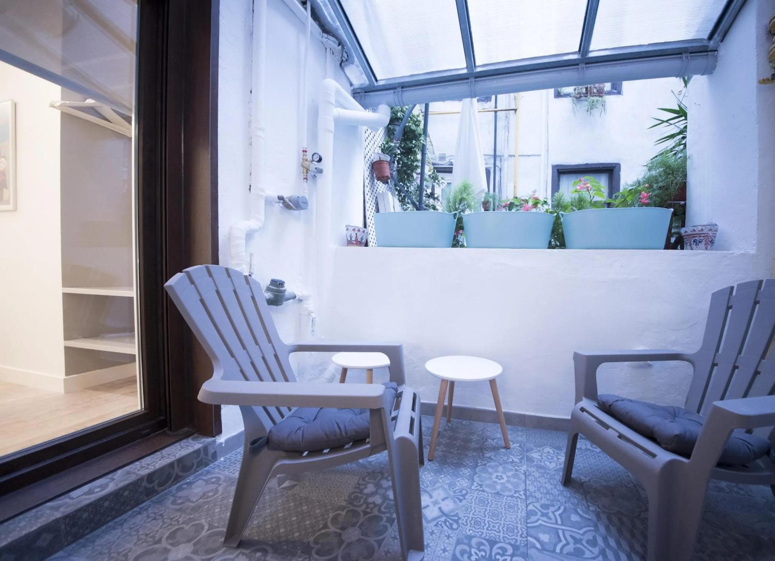 Balcony/Terrace in Ku by Oldtown San Sebastian apartments
