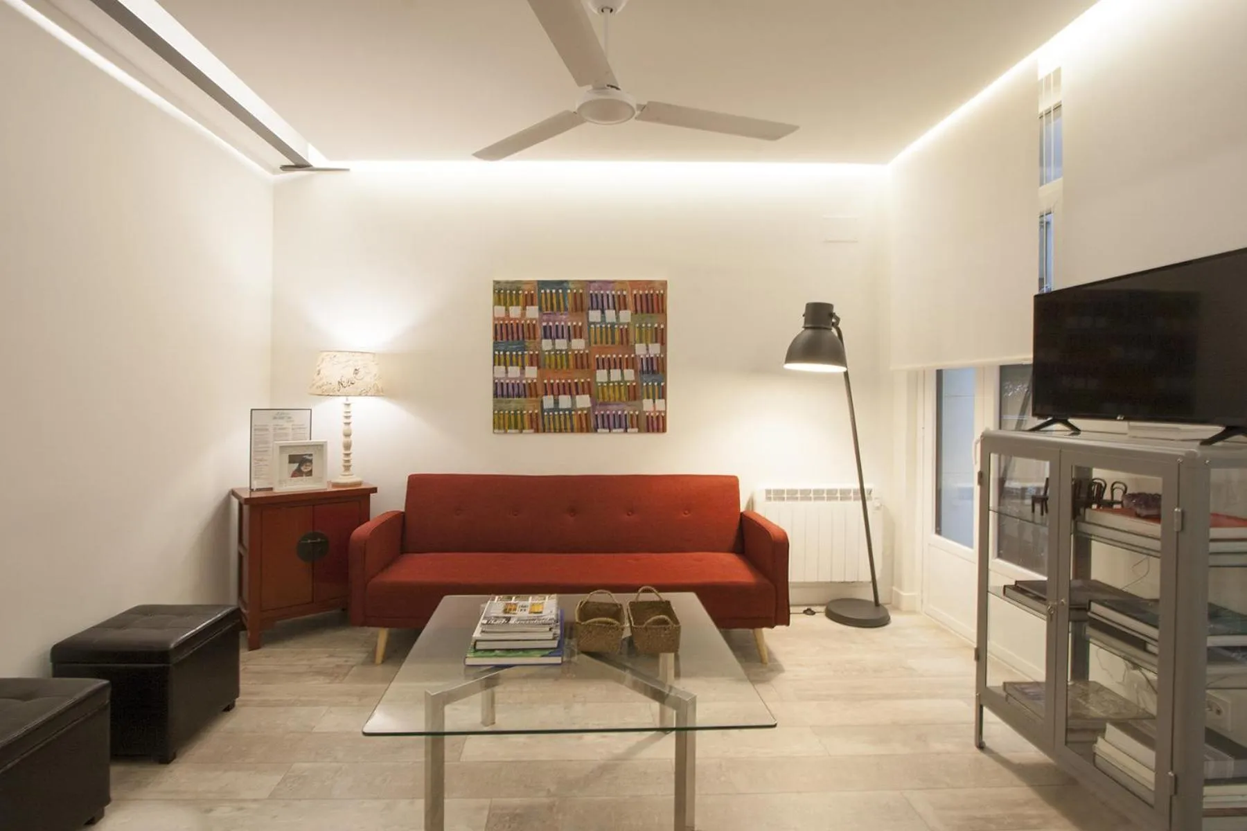 Dining area in Ku by Oldtown San Sebastian apartments