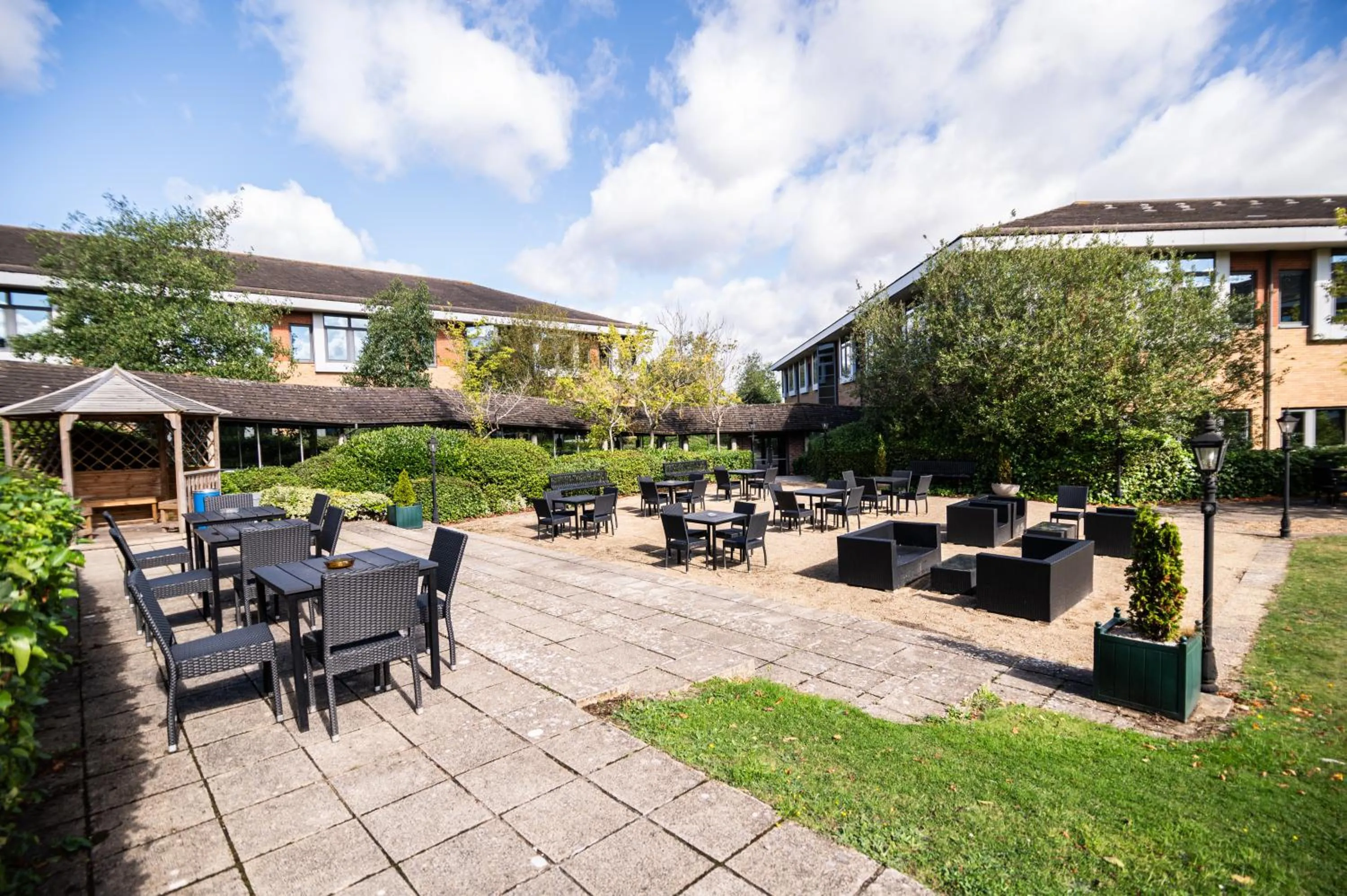Patio in Kents Hill Park Training & Conference Centre