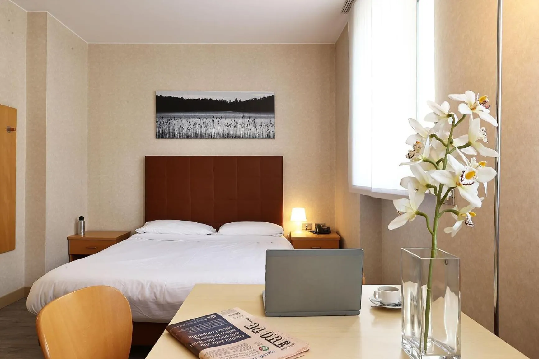 Bedroom, Bed in Residence Cimarosa