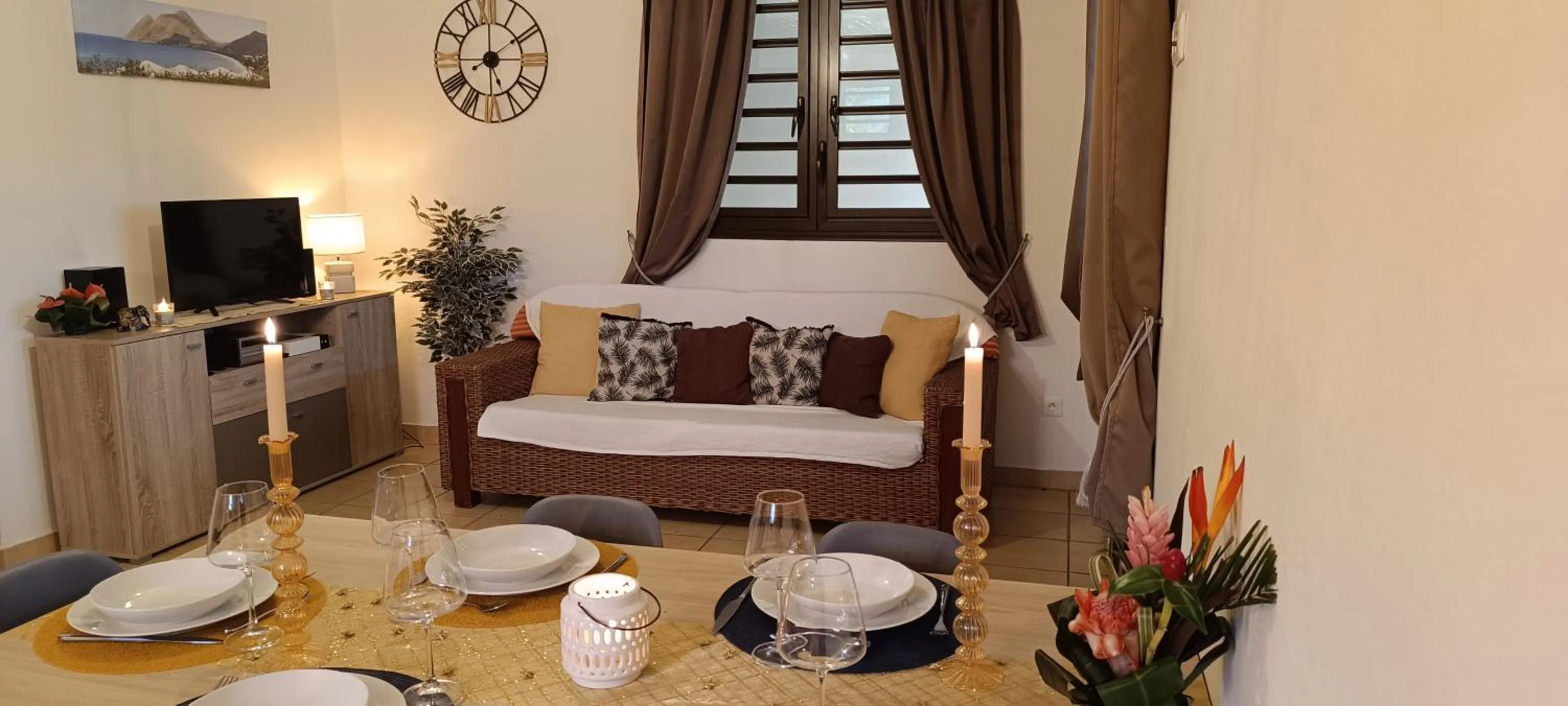 Living room, Bed in Le Voyageur