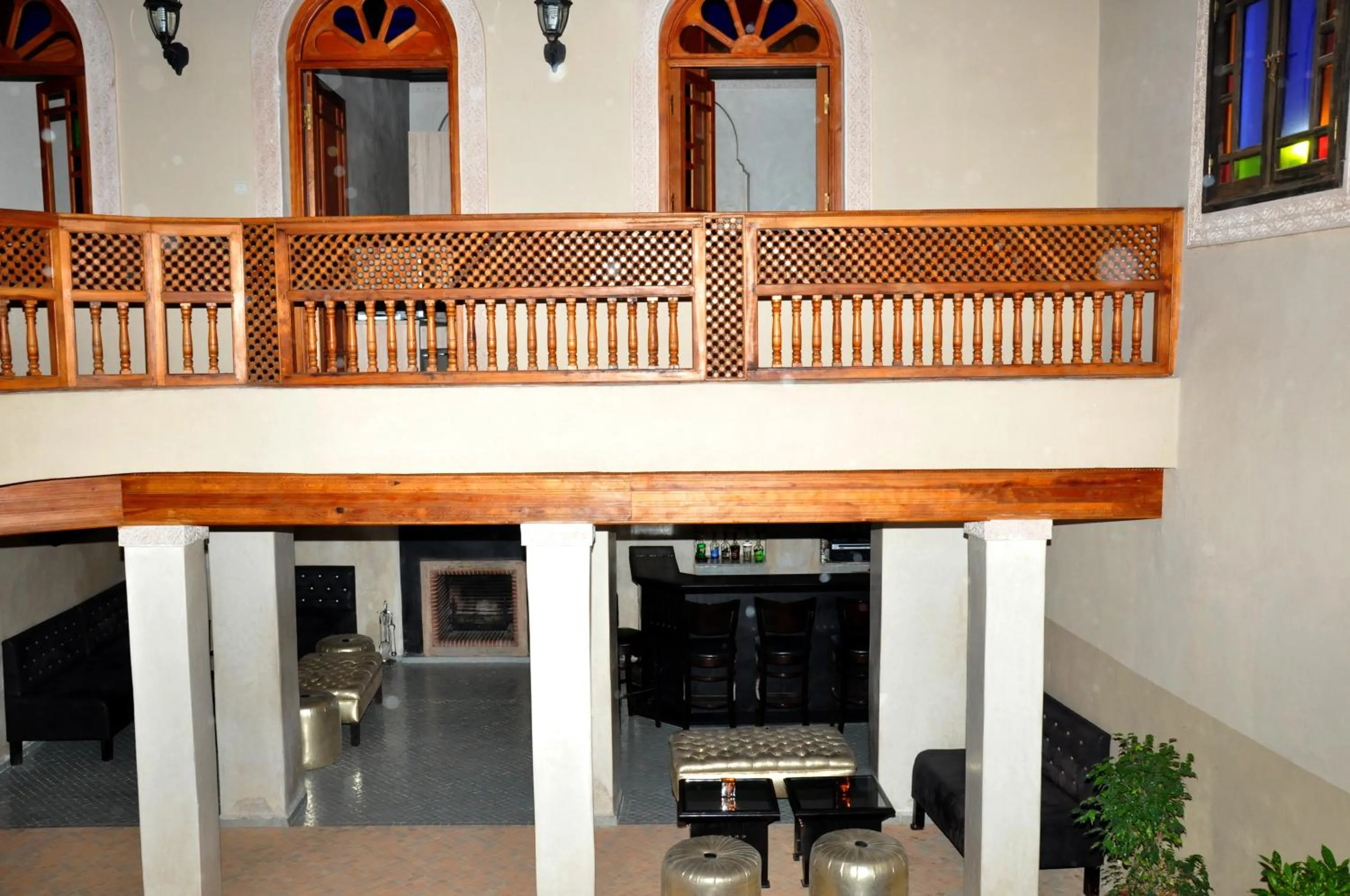 Communal lounge/ TV room in Riad Andalib