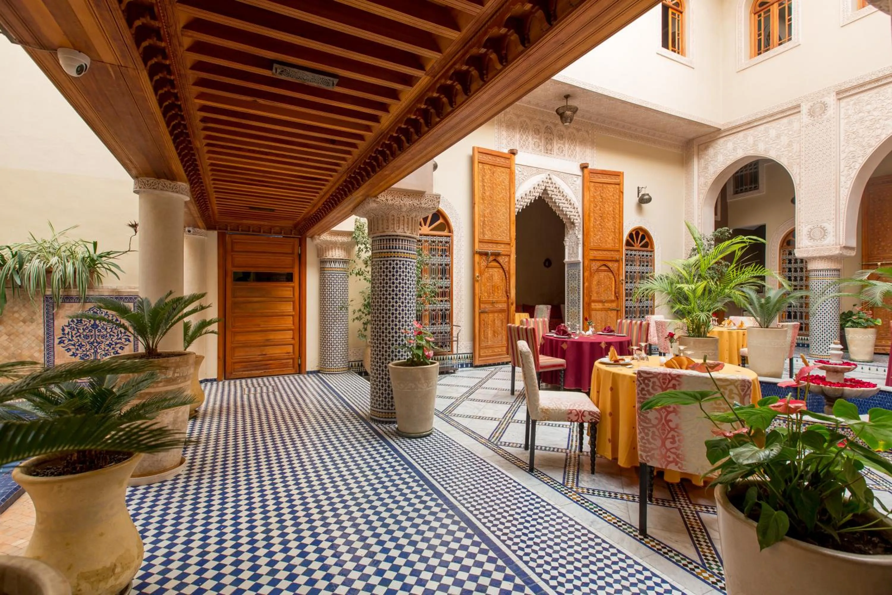 Patio in Riad Andalib