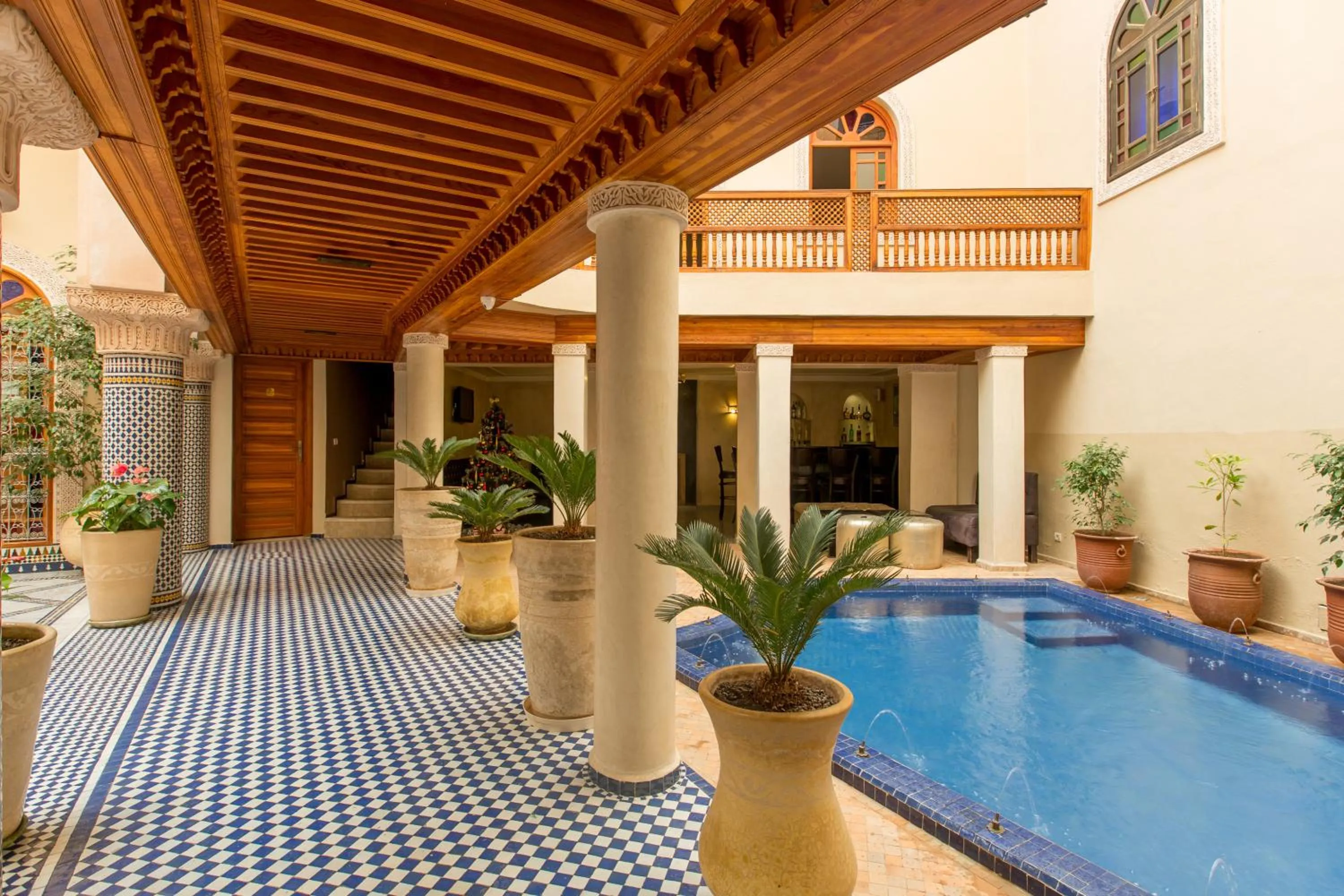 Lounge or bar in Riad Andalib