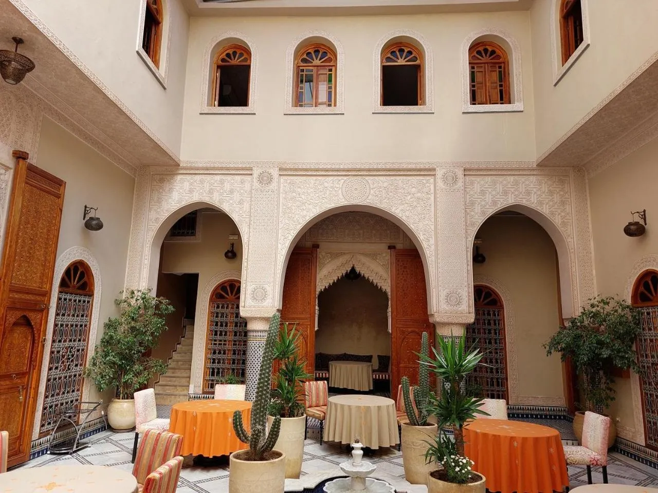 Patio in Riad Andalib