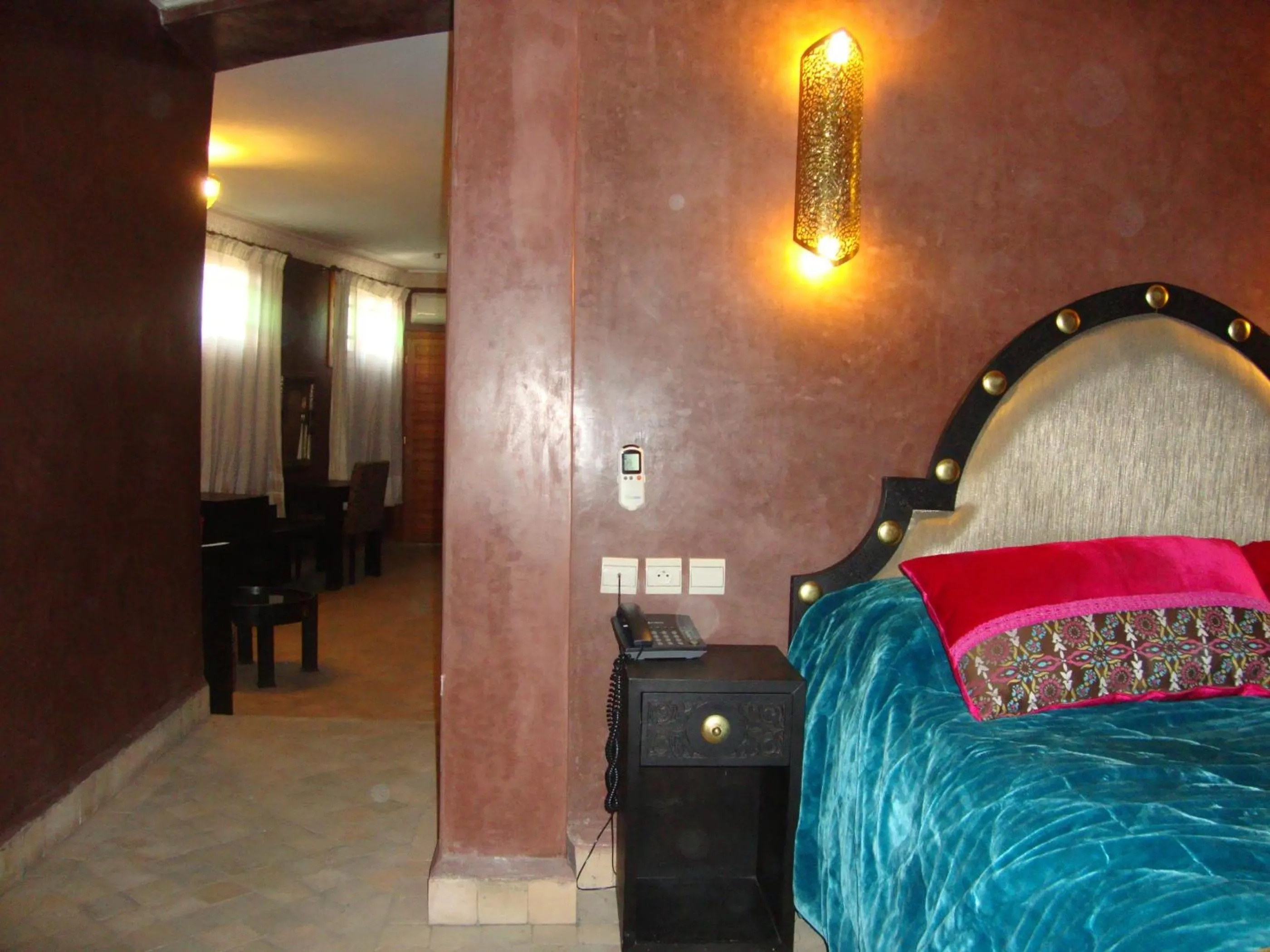 Bed in Riad Andalib