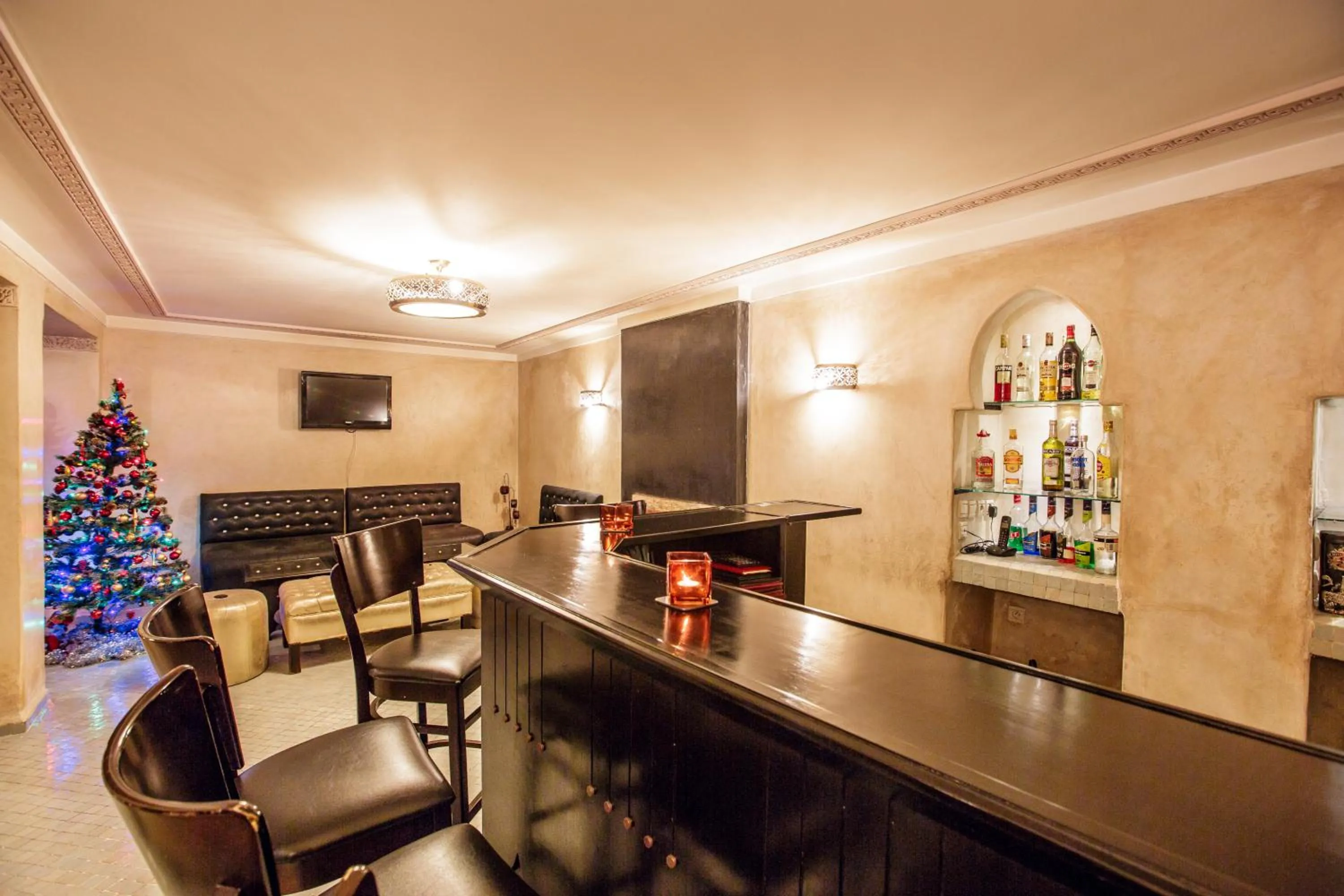 Lounge or bar in Riad Andalib