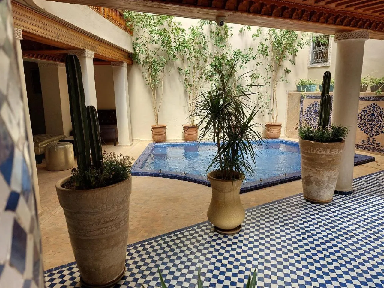 Swimming pool in Riad Andalib