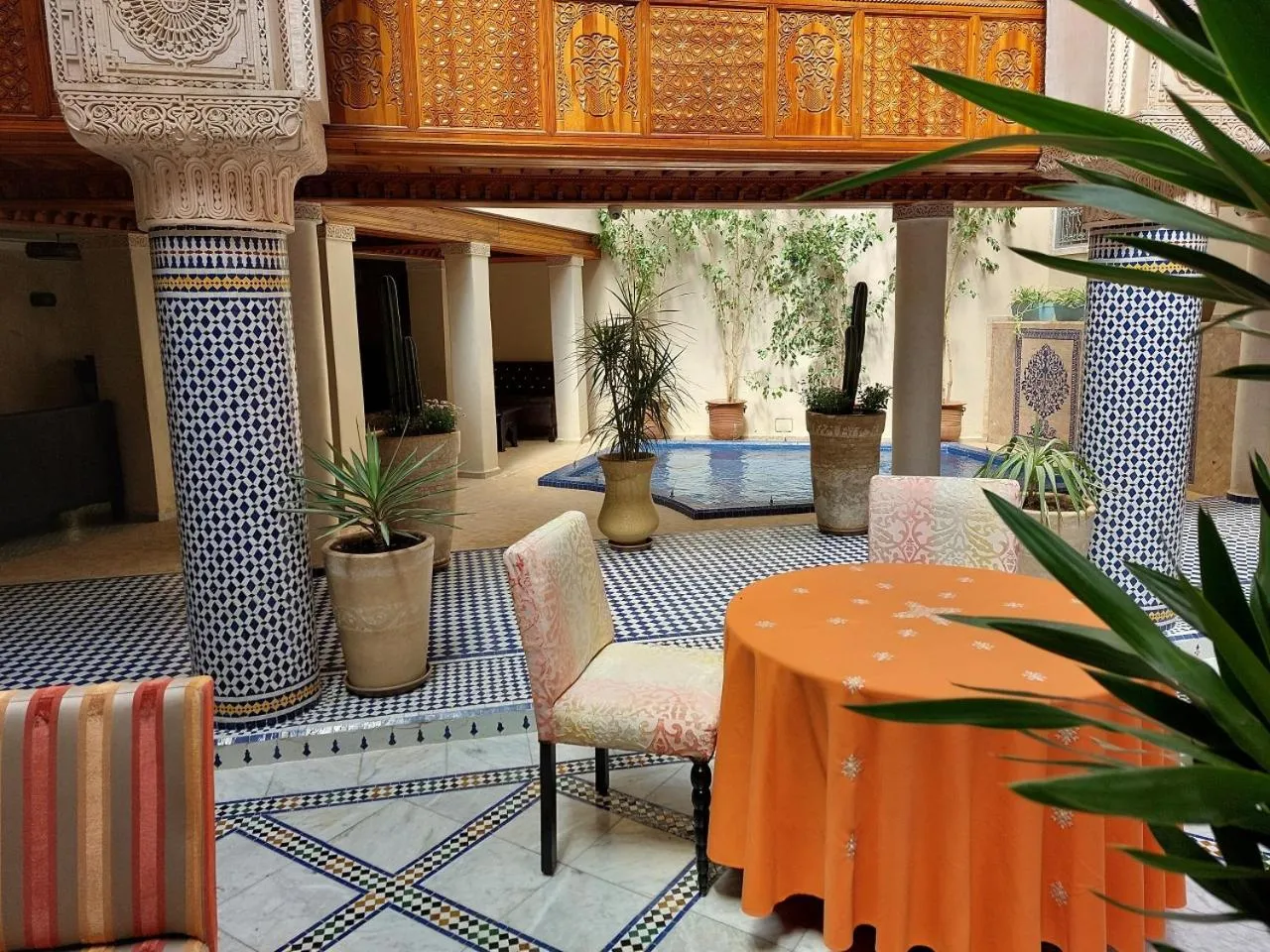 Patio in Riad Andalib