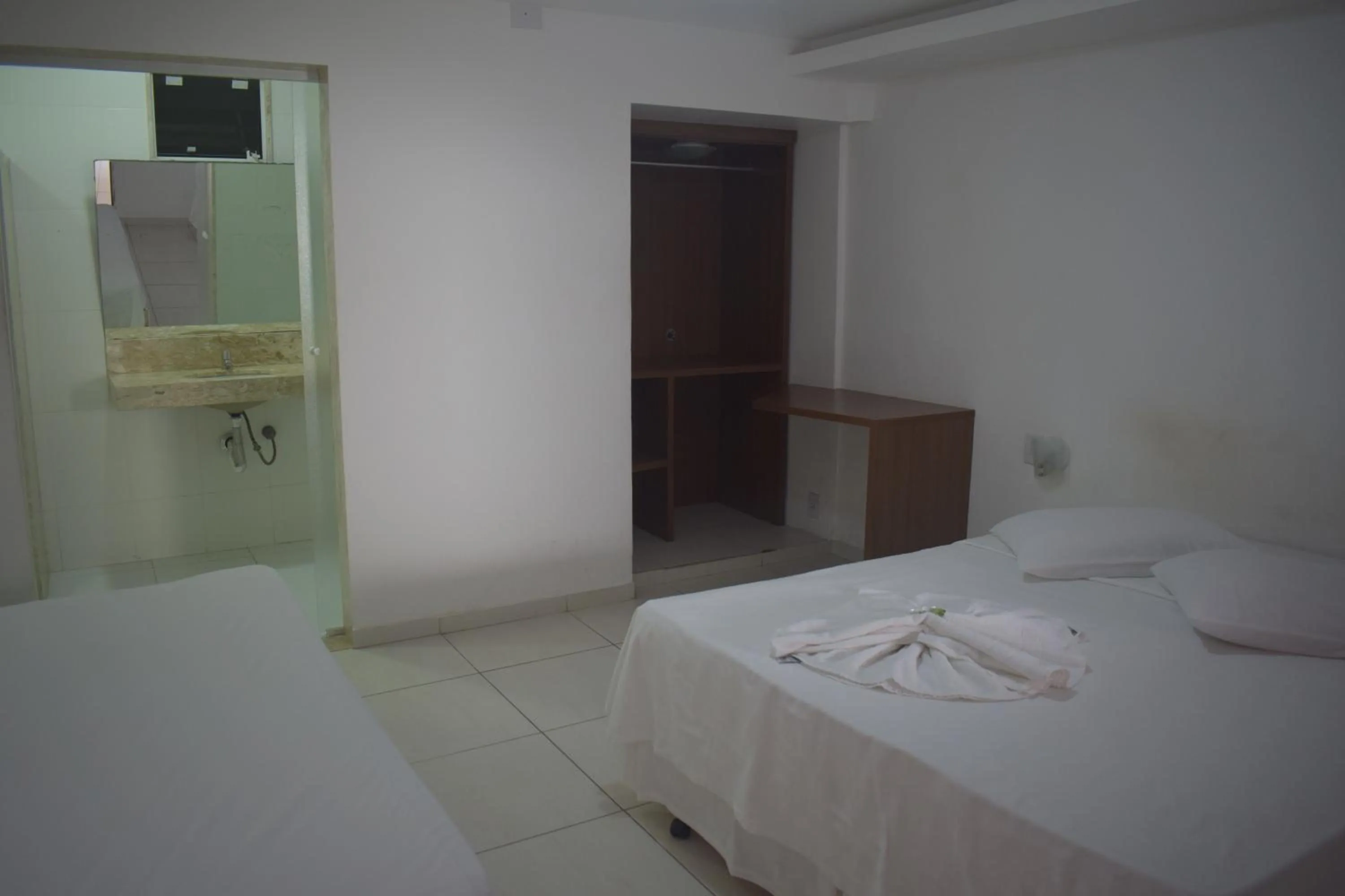 Bed in Pousada Vida Boa