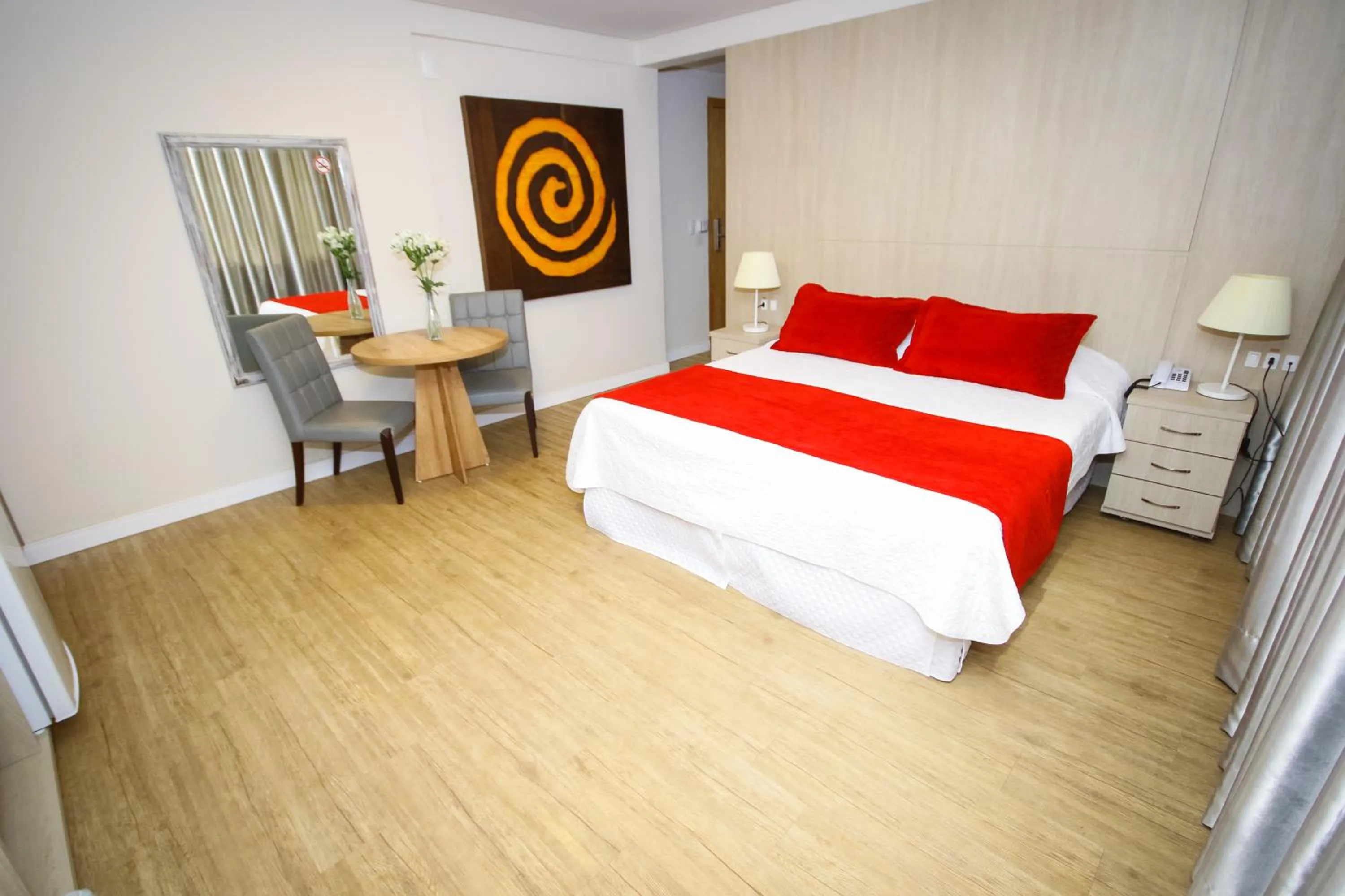 Bed in Hotel Geranium